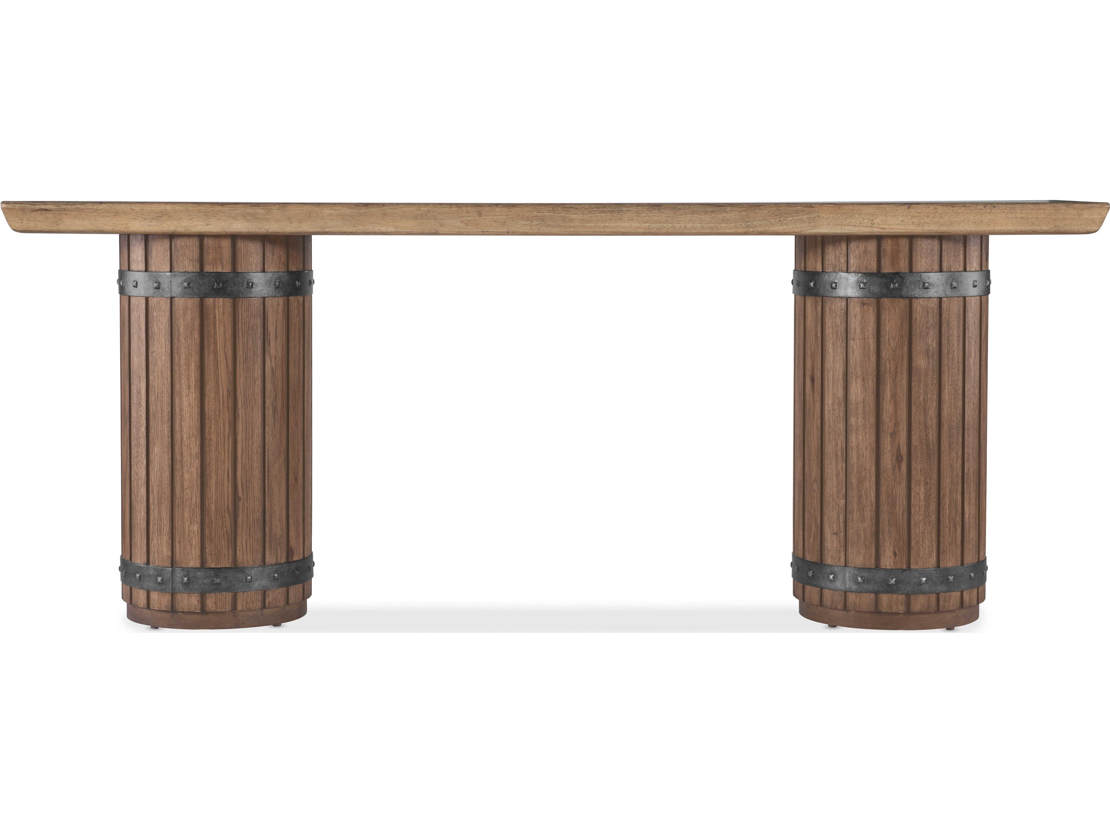 Hooker Furniture Vineyard Row Rectangular Wood Console Table