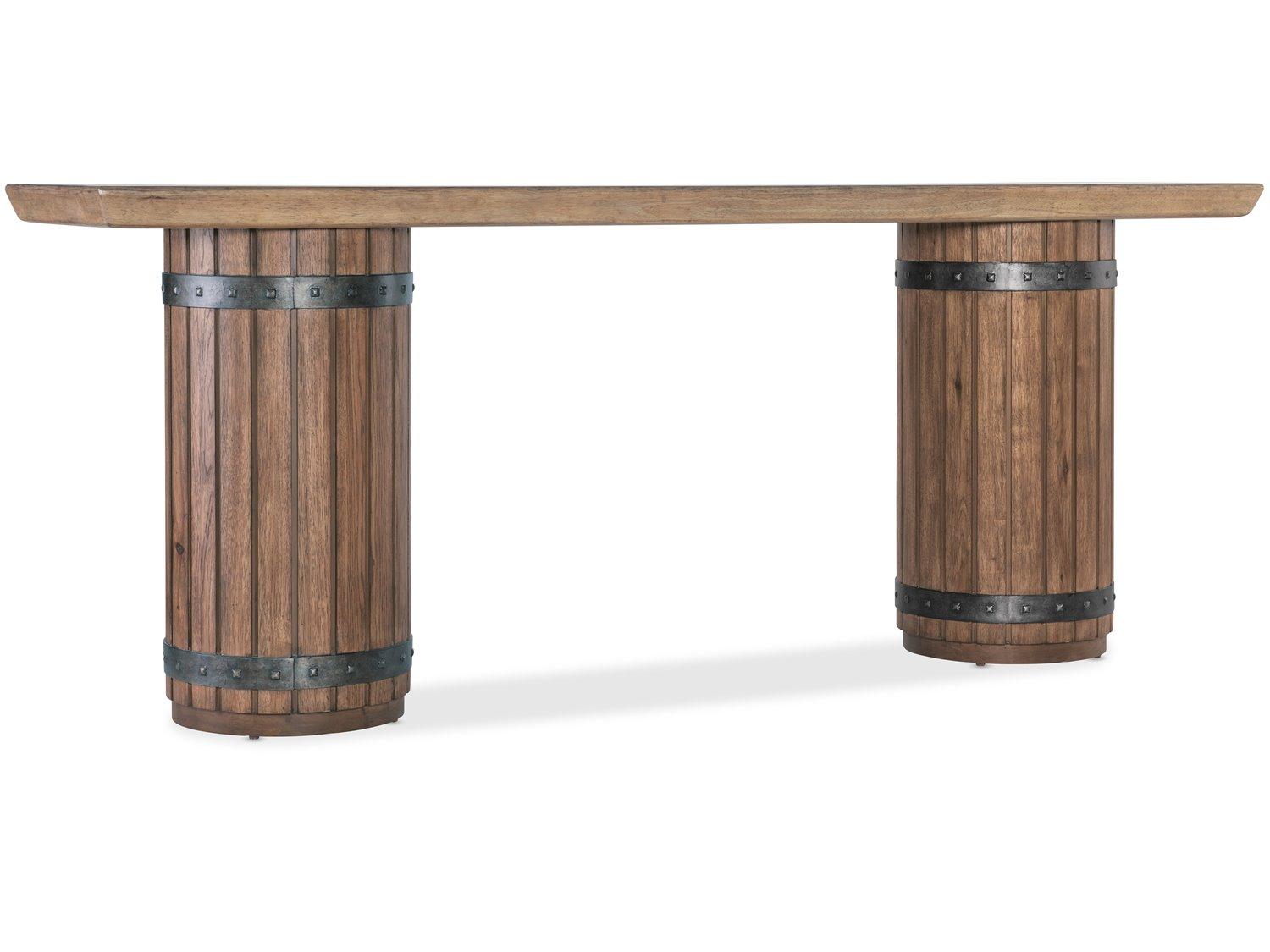 Hooker Furniture Vineyard Row Rectangular Wood Console Table