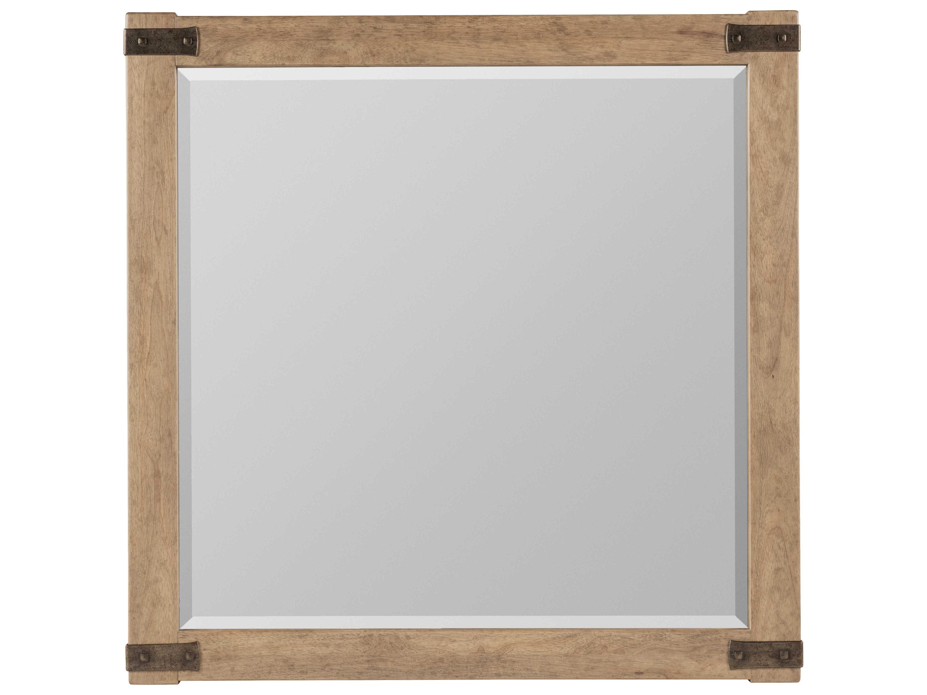 Hooker Furniture Vineyardro Light Wood Wall Mirror Square