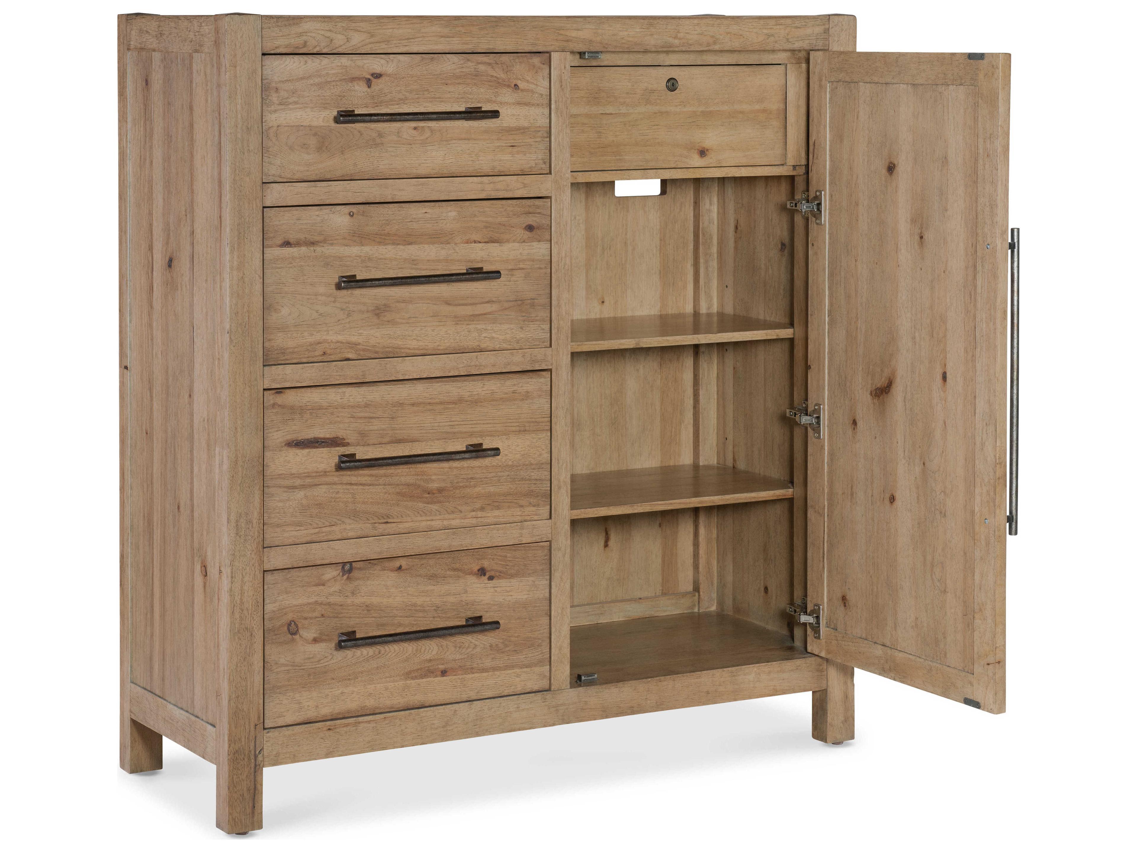 Hooker Furniture Vineyard Row Sonoma Brown Oak Wood Accent Chest