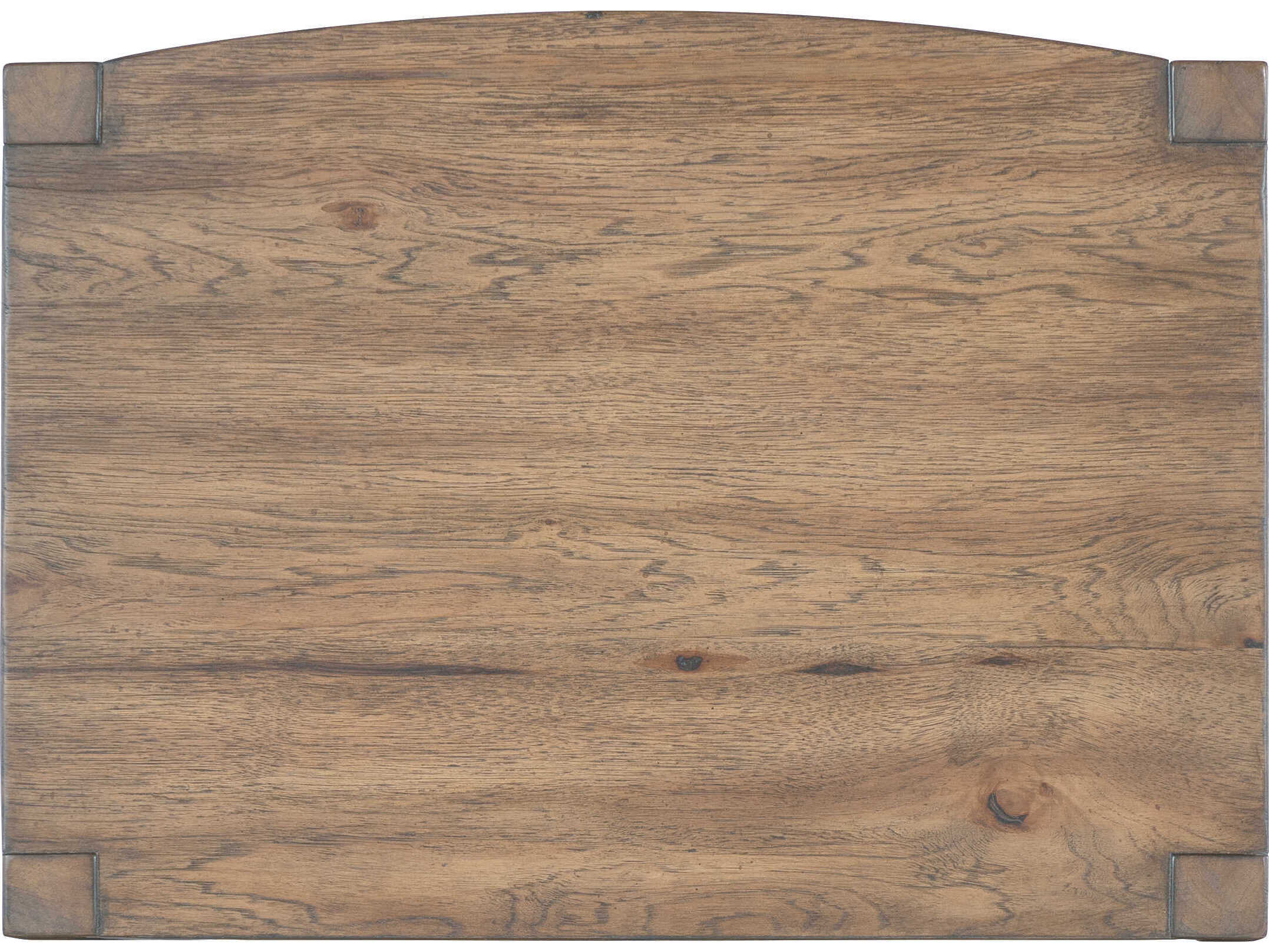 Hooker Furniture Vineyard Row 2-Drawers Brown Oak Wood Nightstand