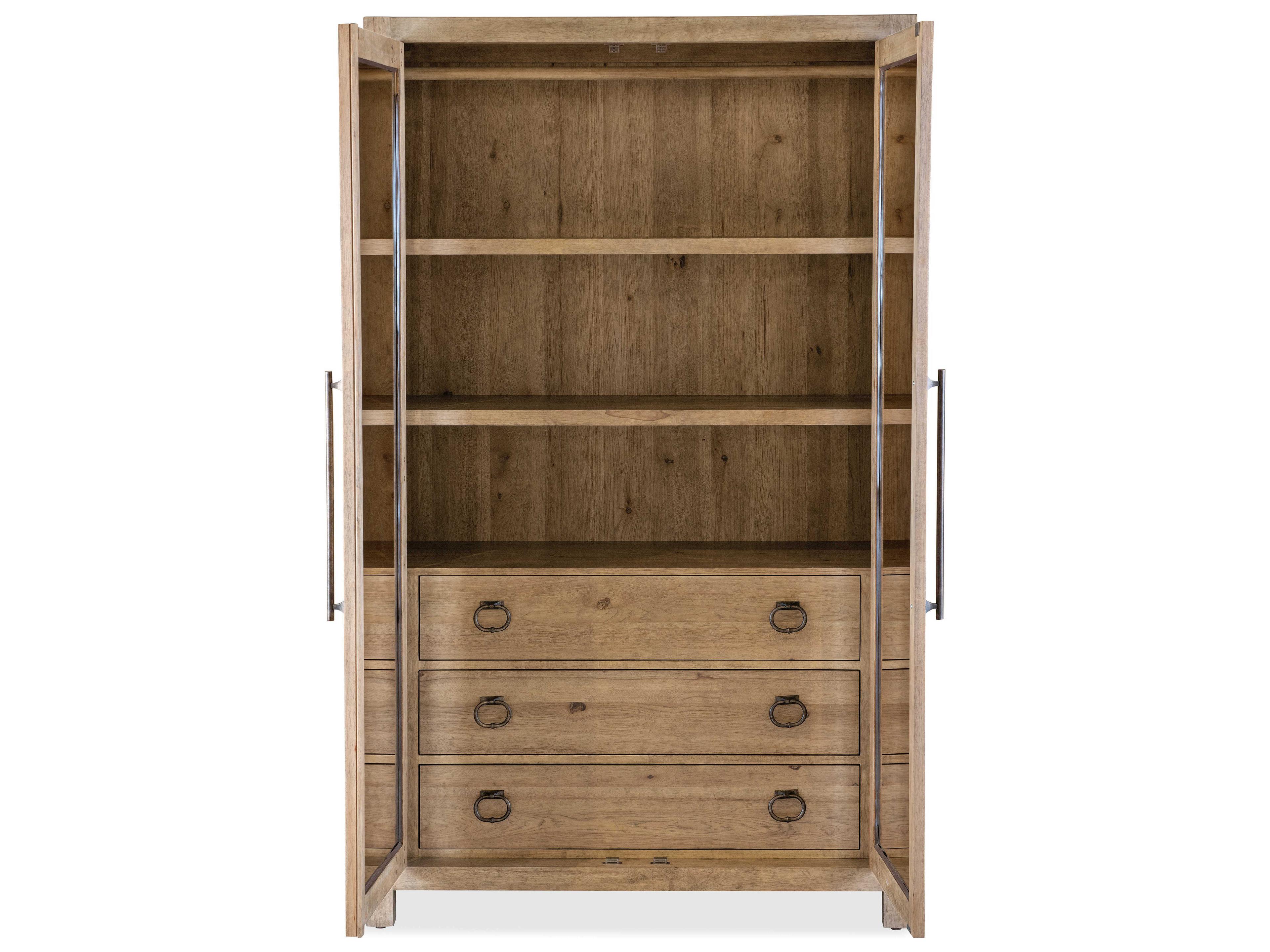 Luxecor Heritage Sonoma:light And Airy Vibe Brown Oak Wood Wardrobe Armoire