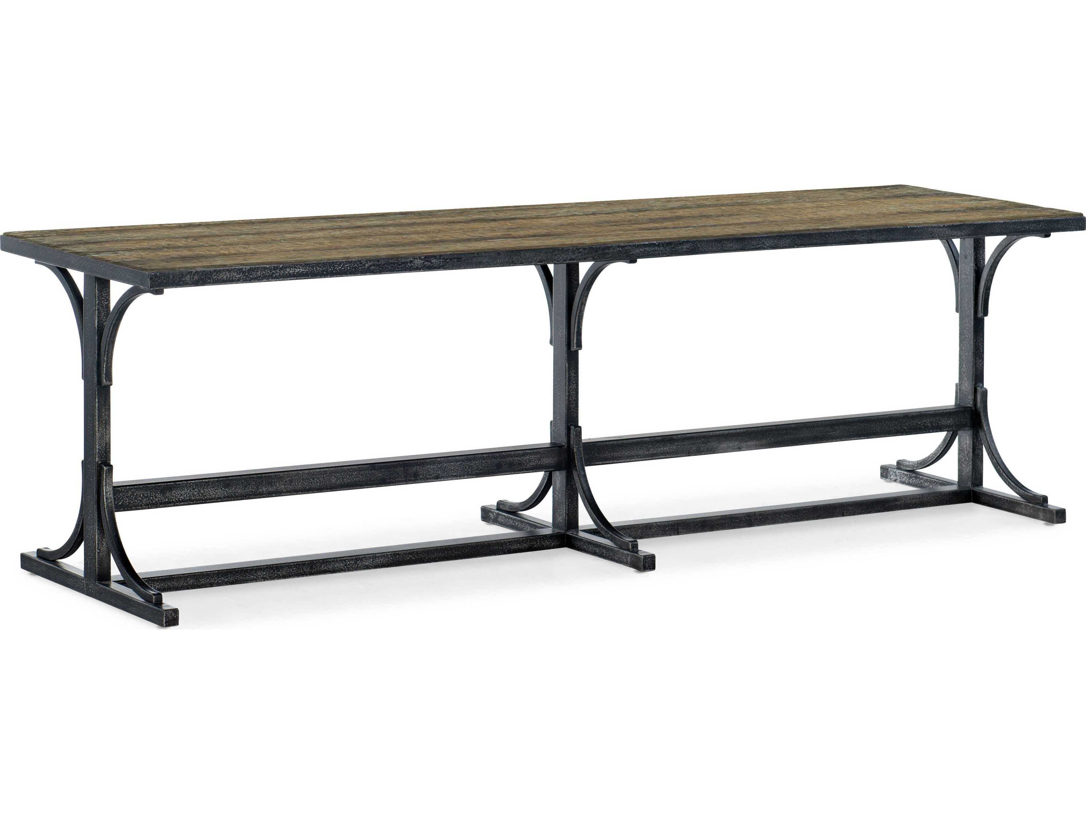 Hooker Furniture La Grange Wood Brown Accent Bench