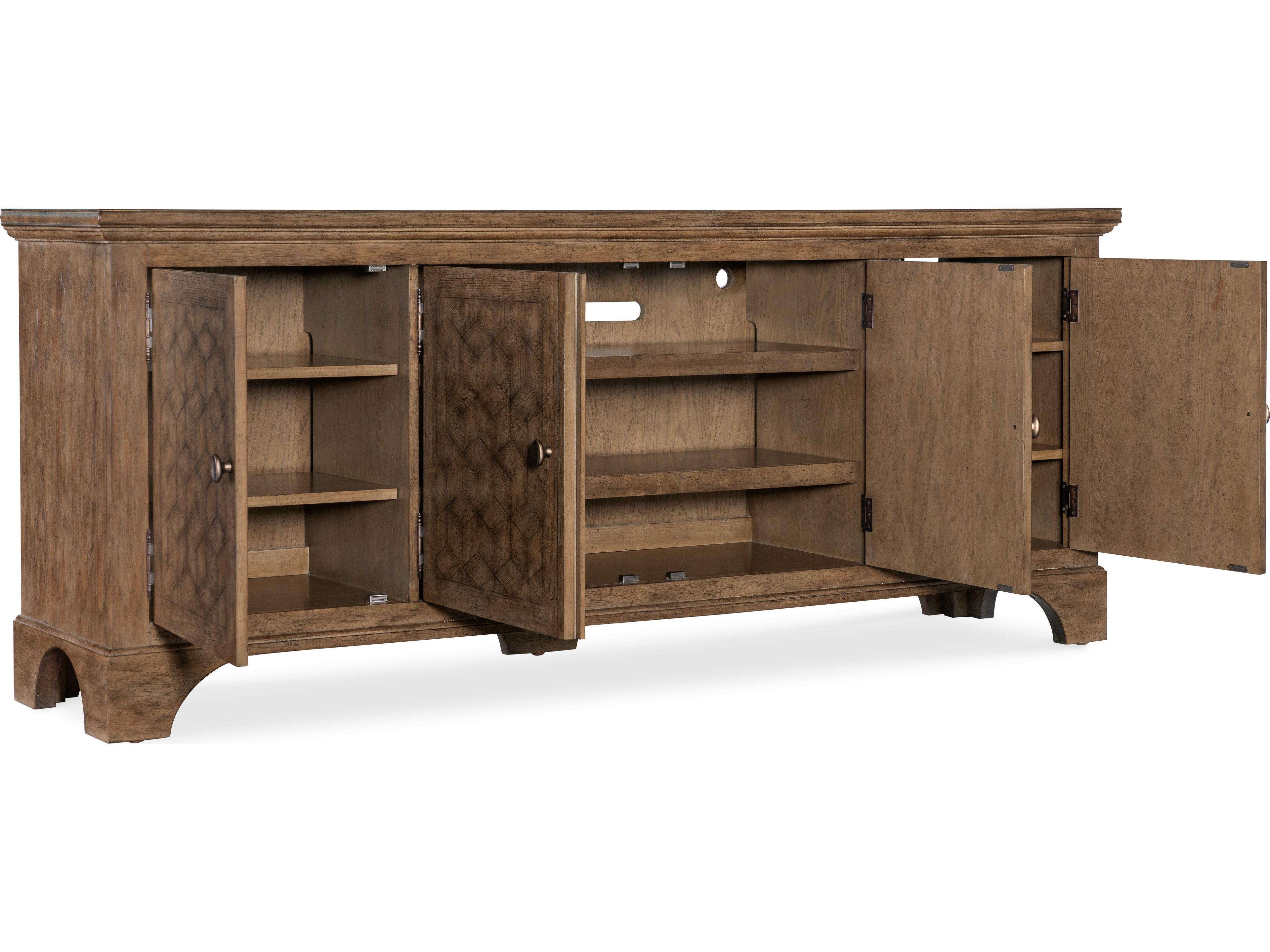 Hooker Furniture Americana 84" Brown Oak Wood Sideboard