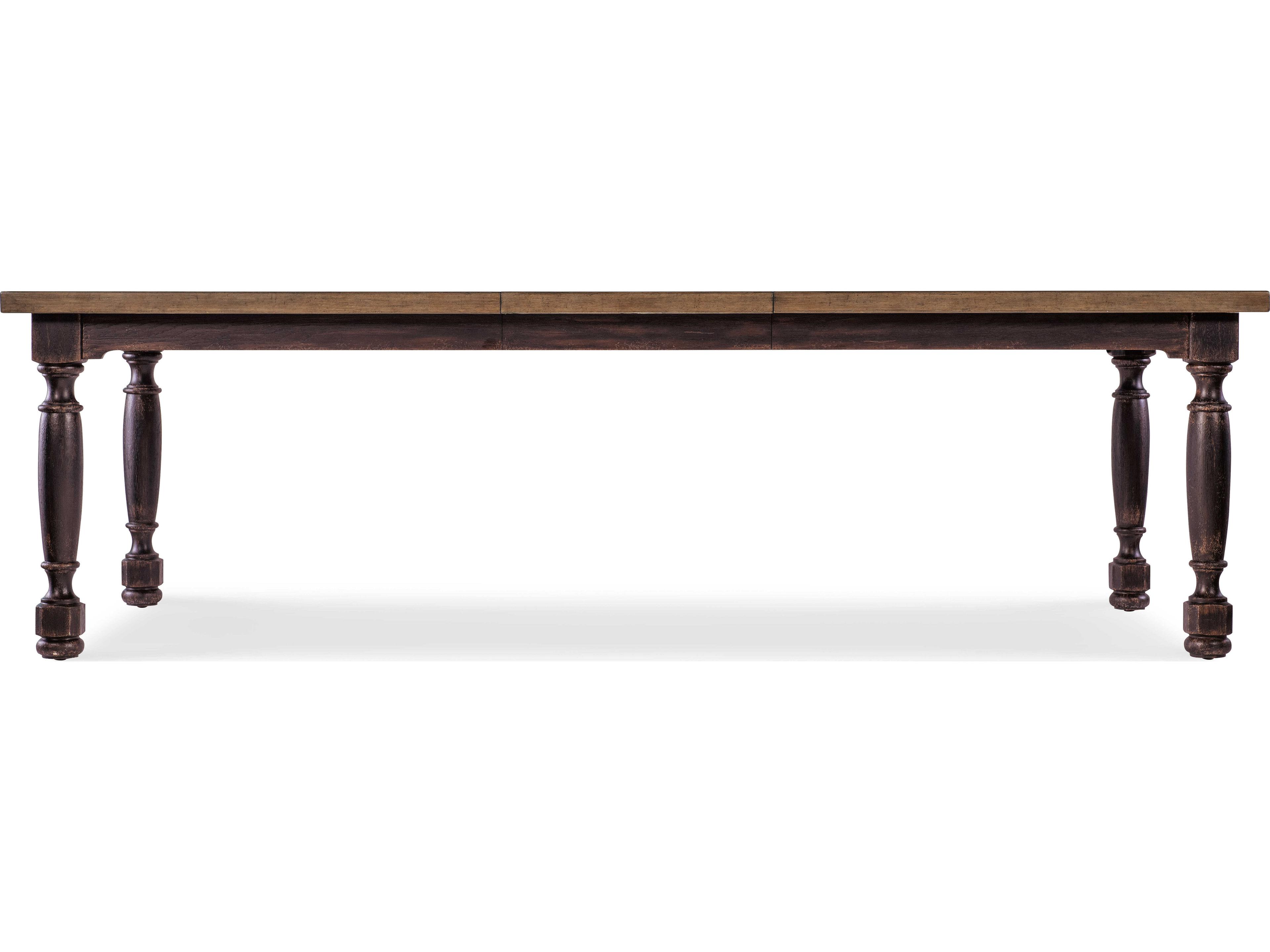 Hooker Furniture Americana Rectangular Black Wood Dining Table