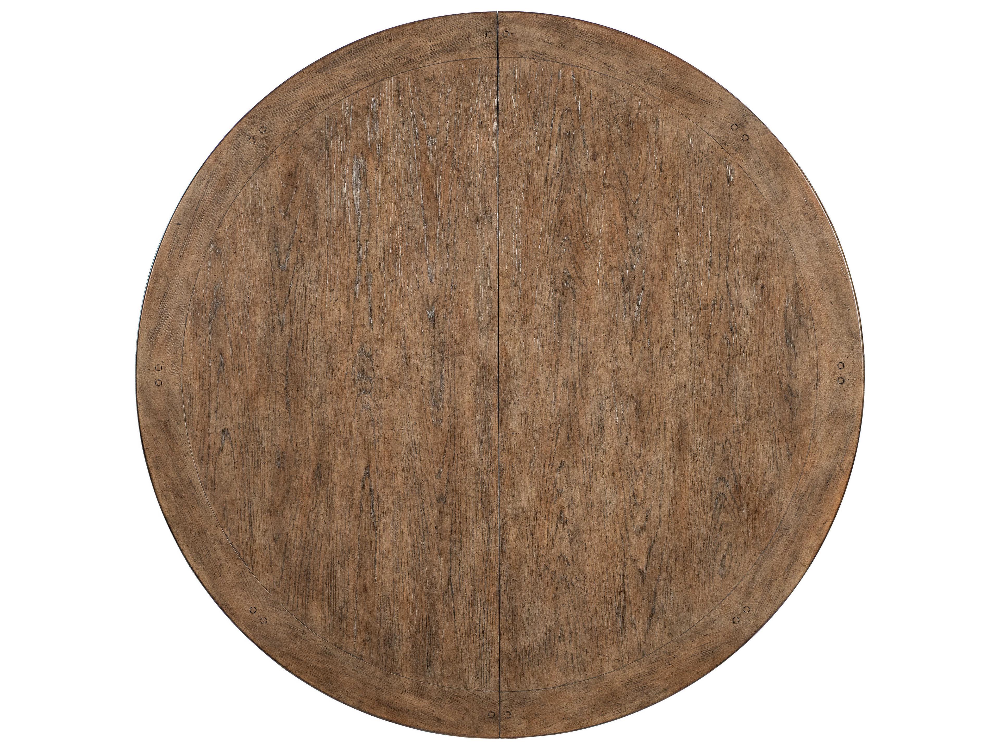 Hooker Furniture Americana Round Black Wood Dining Table
