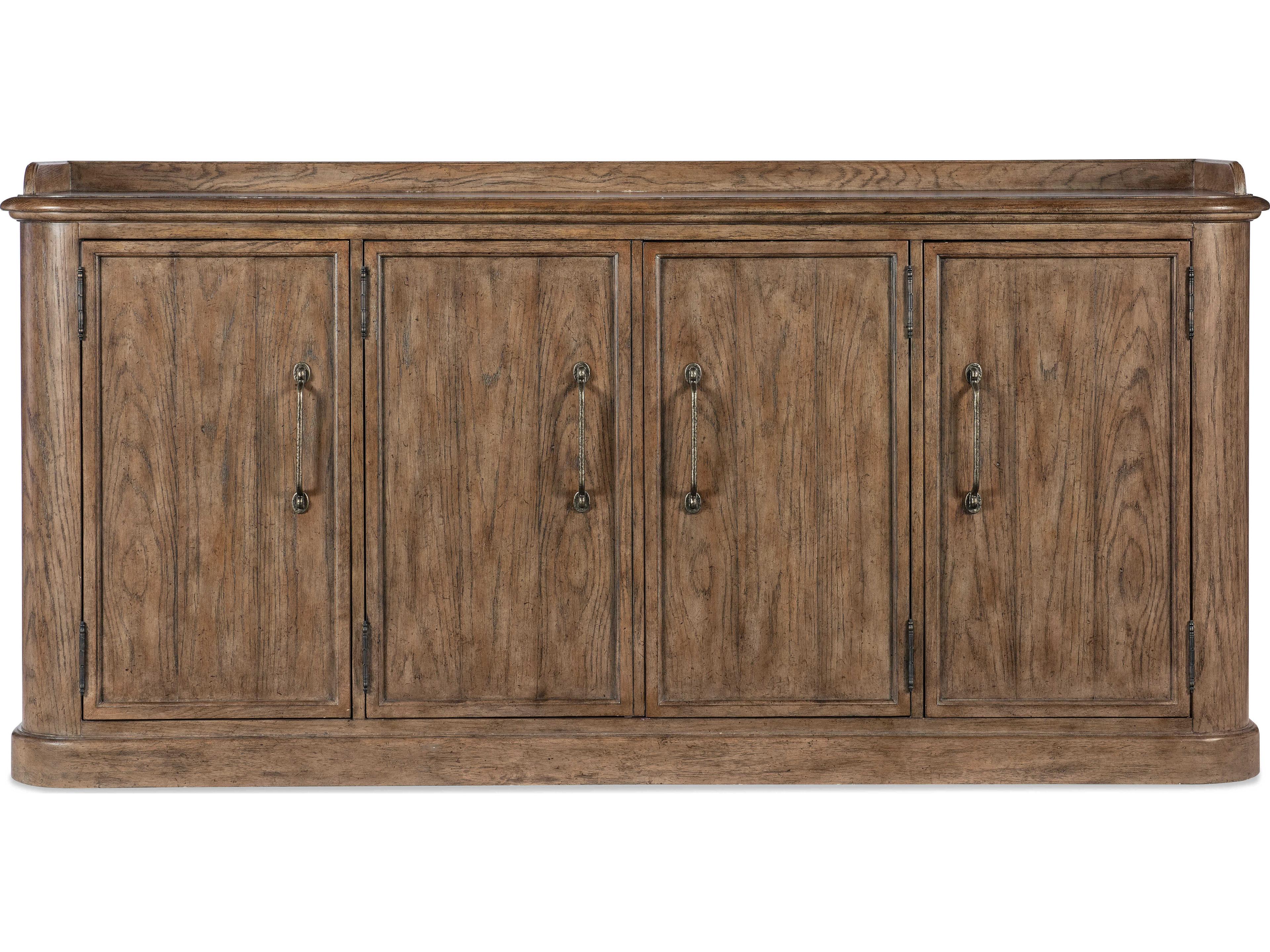 Hooker Furniture Americana 78" Brown Oak Wood Sideboard