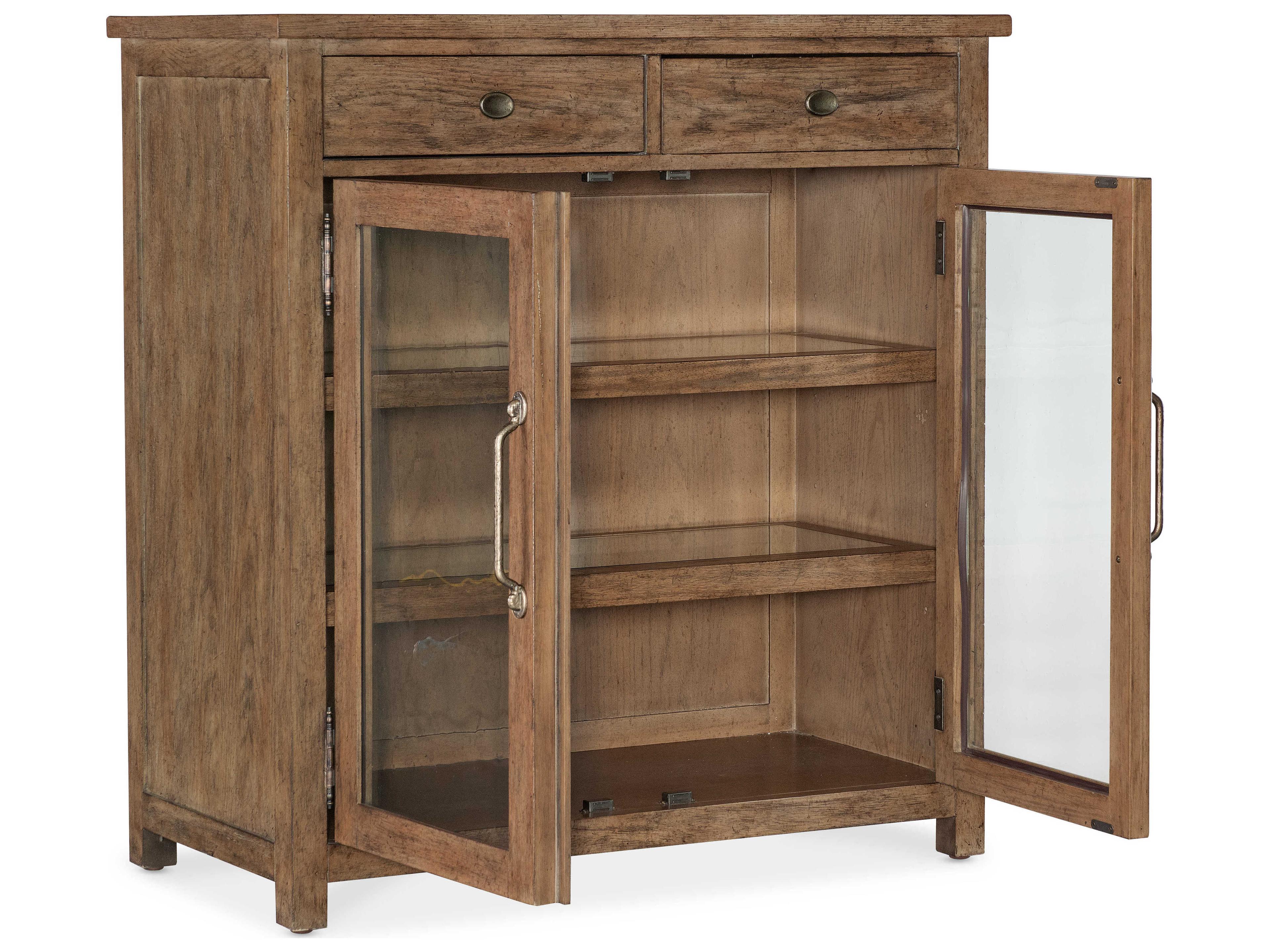 Hooker Furniture Americana Brown Oak Wood Accent Chest