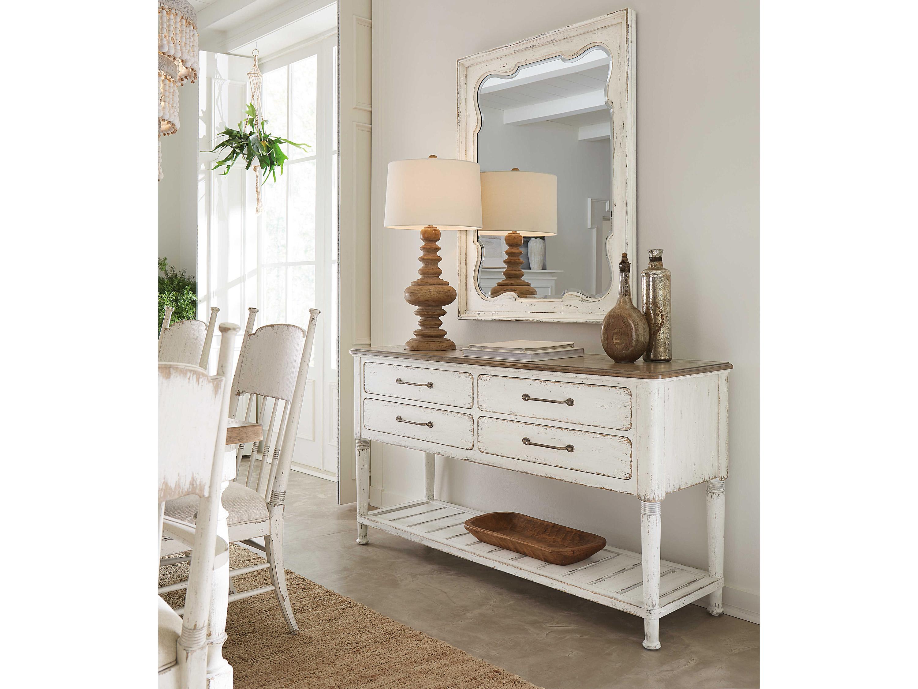 Hooker Furniture Americana 64" White Oak Wood Sideboard