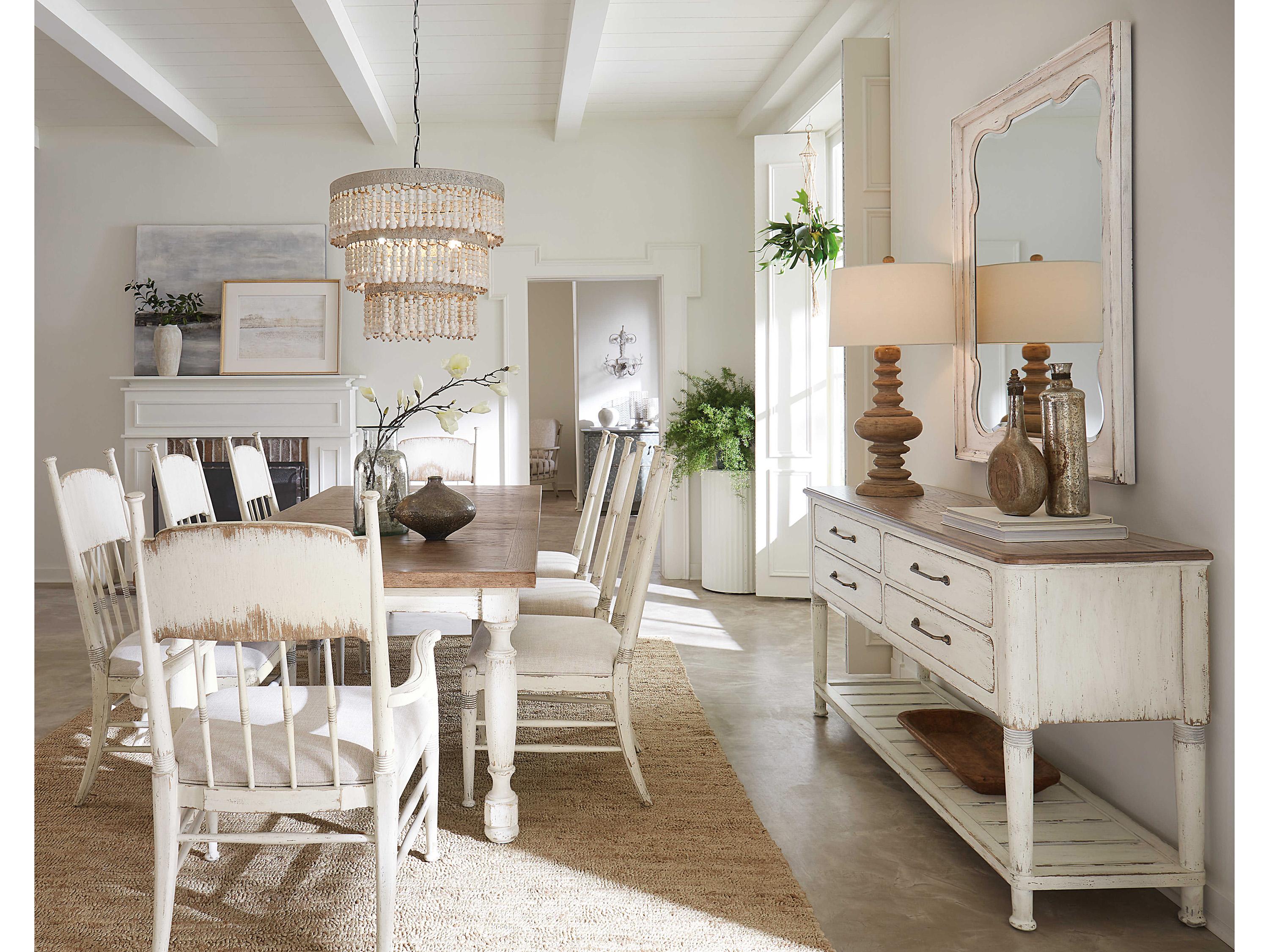 Hooker Furniture Americana 64" White Oak Wood Sideboard