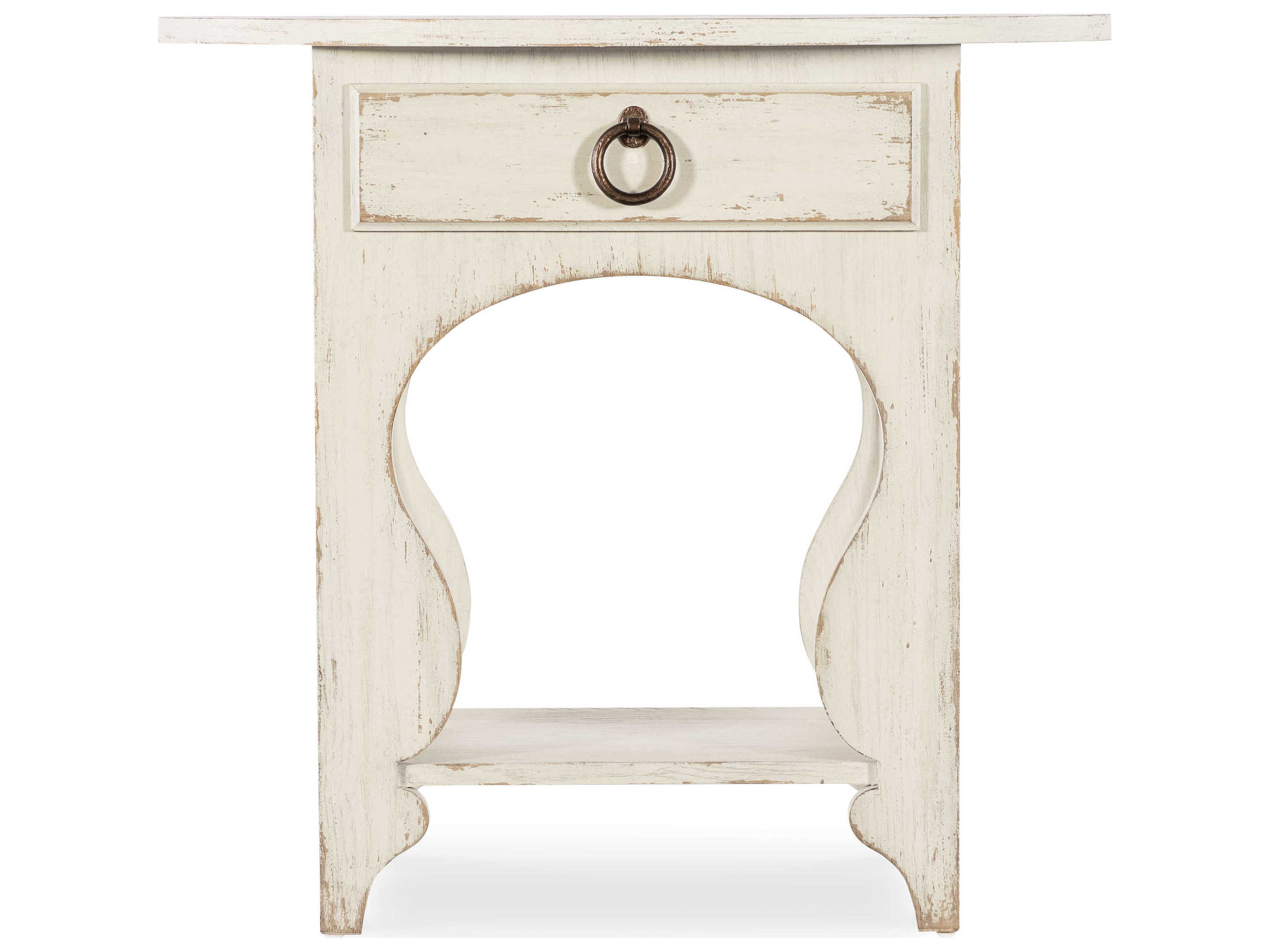 Hooker Furniture Americana 1-Drawer Oak Wood Nightstand