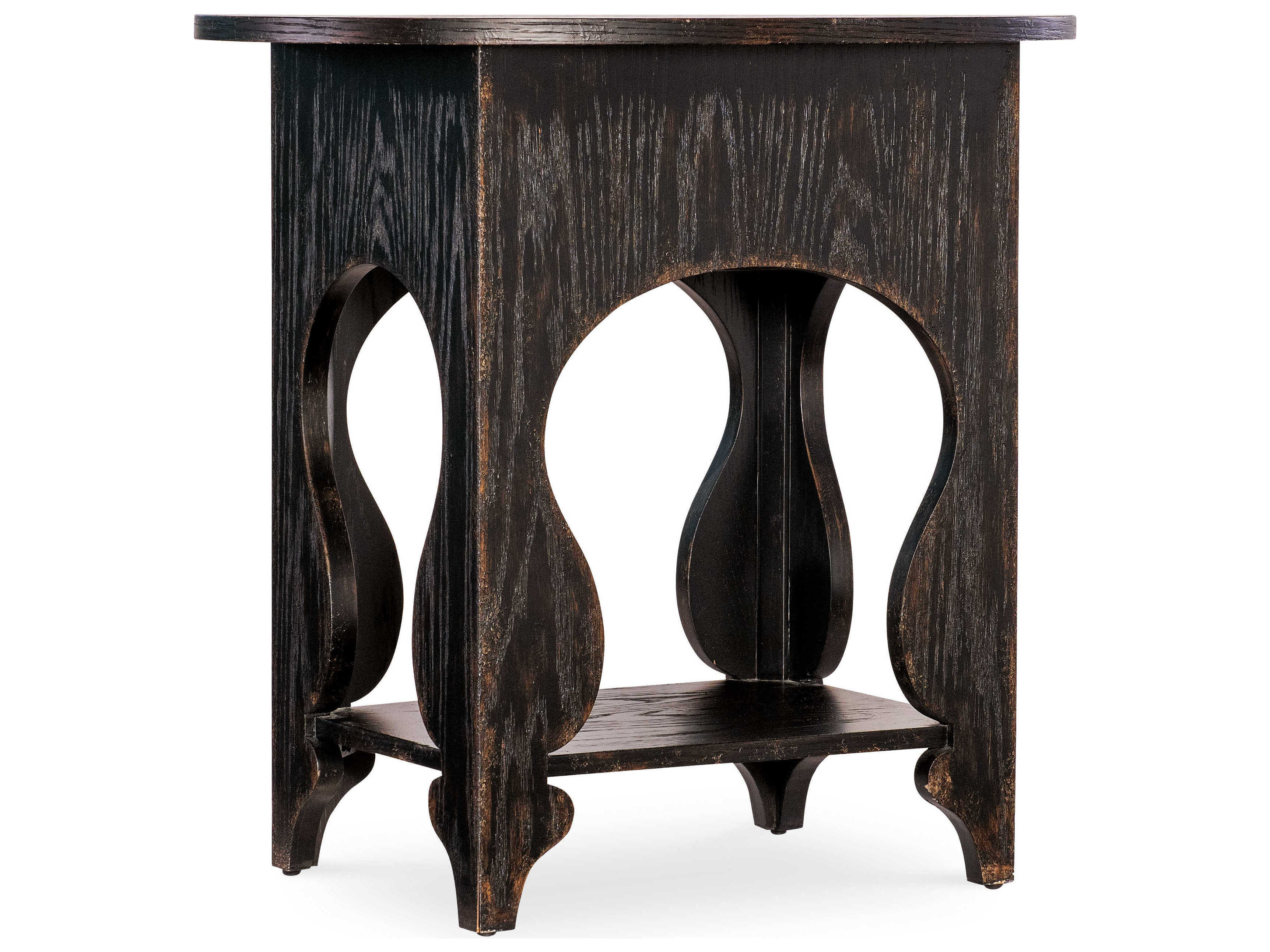 Hooker Furniture Americana 1-Drawer Brown Oak Wood Nightstand