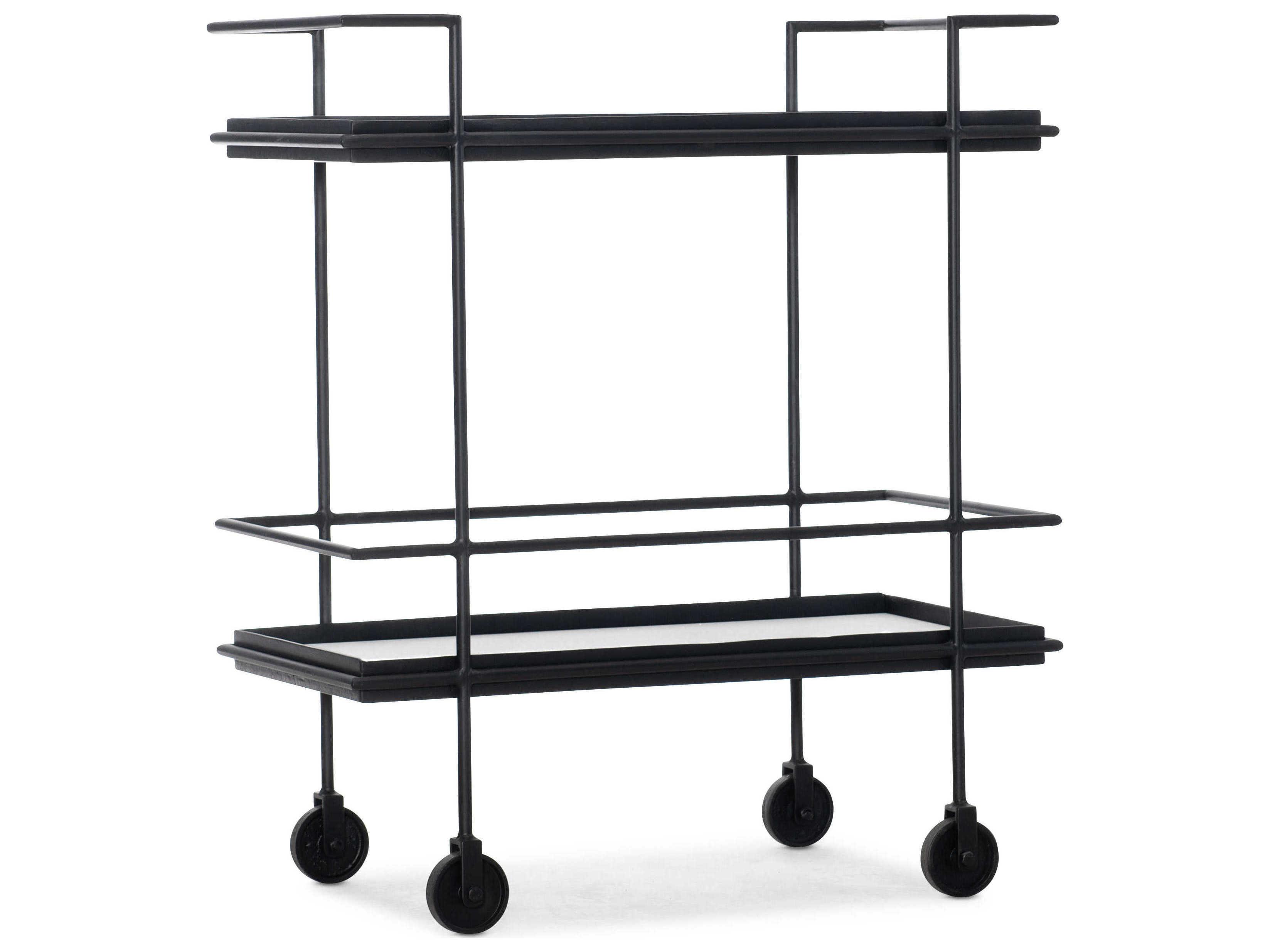 Luxecor Heritage Black Bar Cart