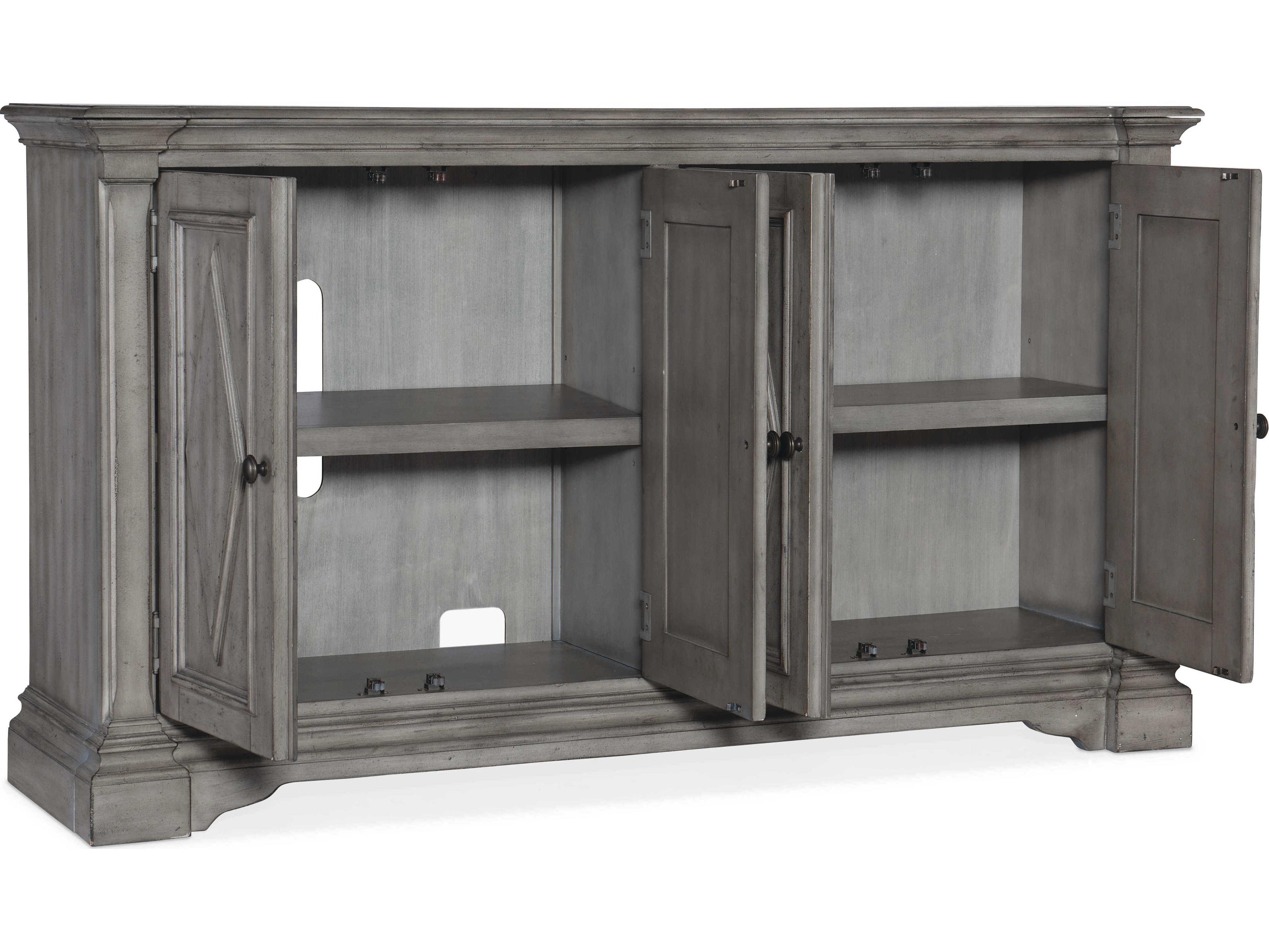 Luxecor Heritage 64" Birch Wood Gray Sideboard