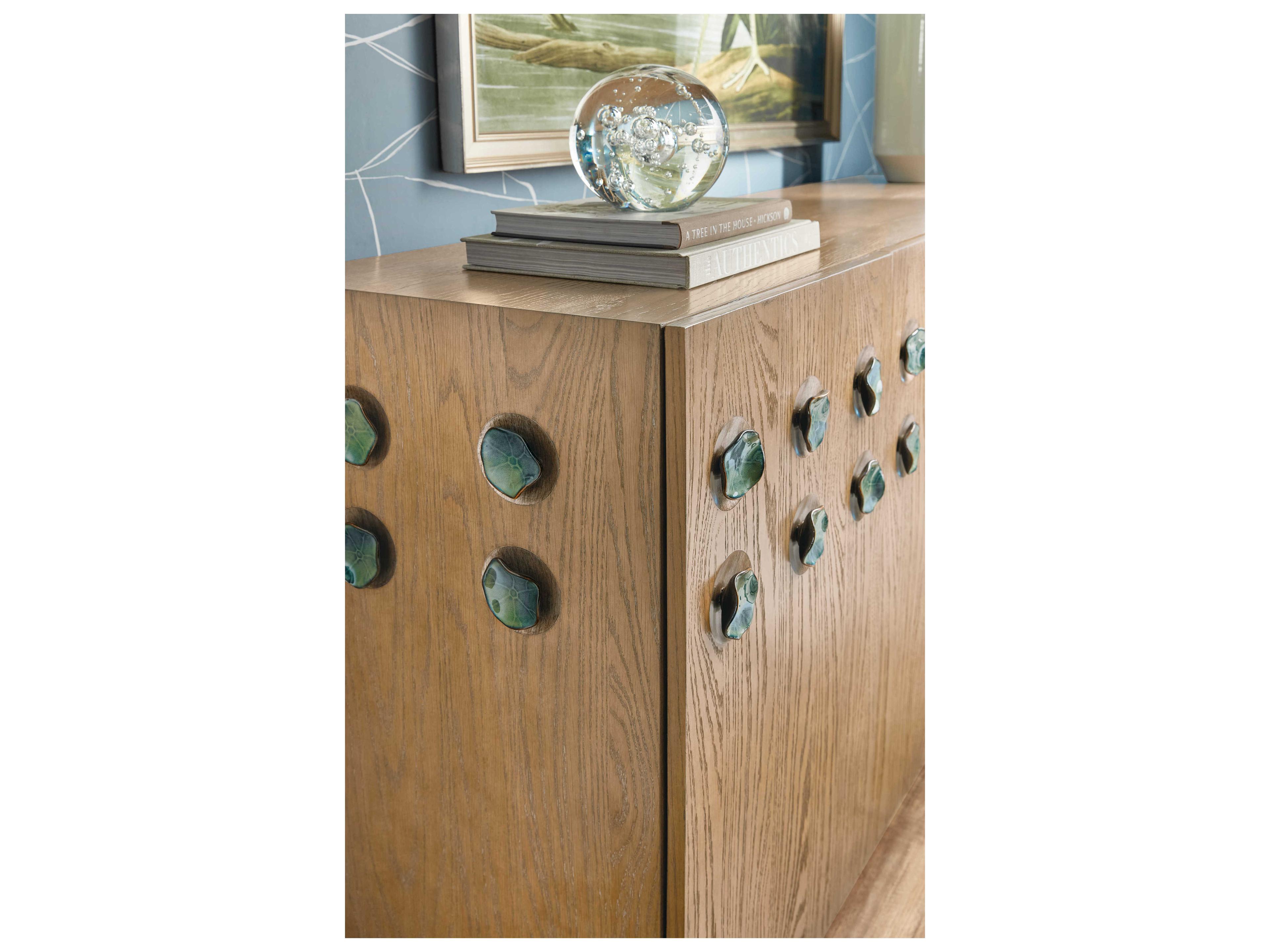 Hooker Furniture Commerce And Market 80" Oak Wood Media Console