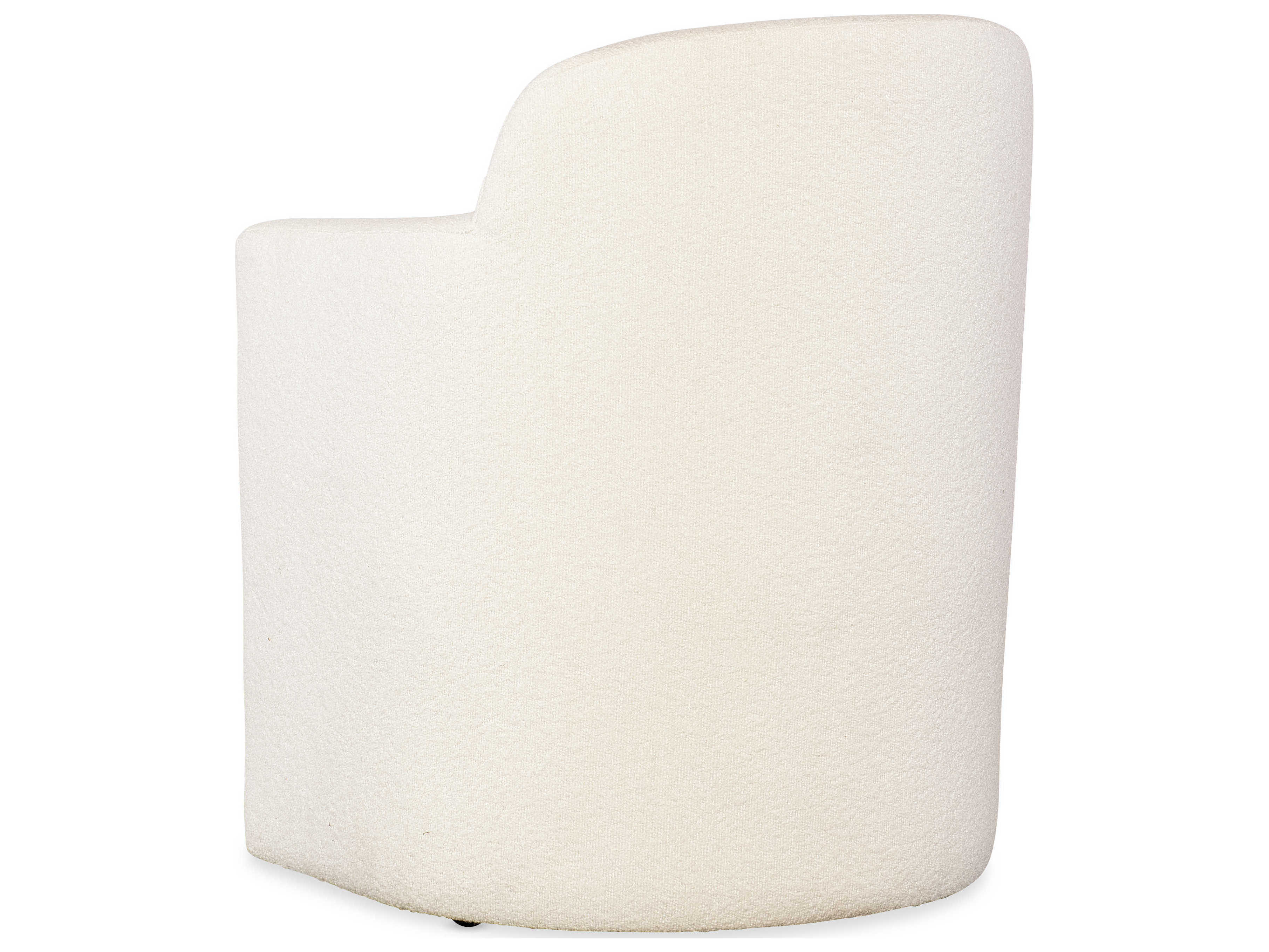 Hooker Furniture Commerce and Market Izabela Fabric White Upholstered Arm Dining Chair