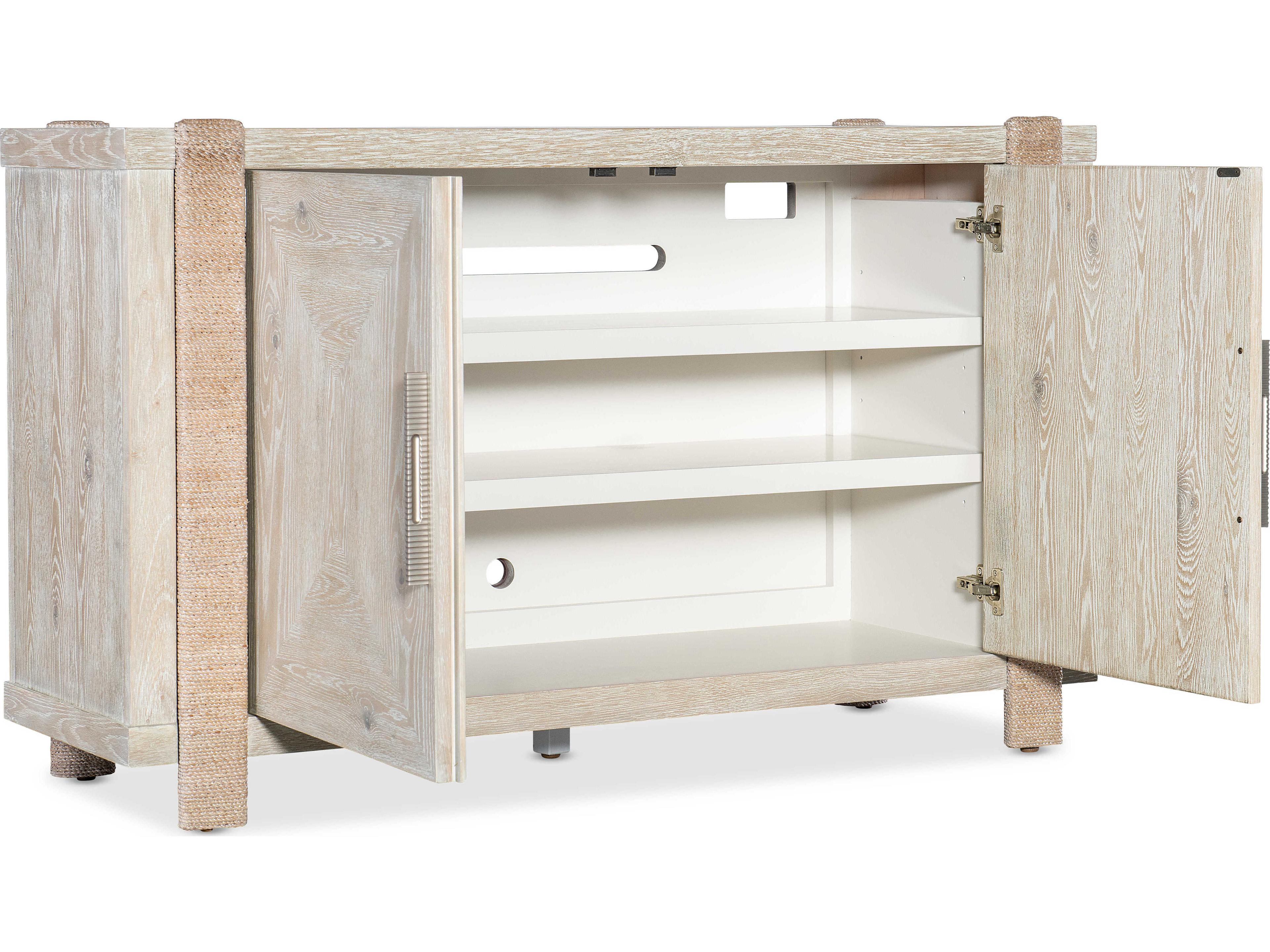 Hooker Furniture Commerce and Market Seaside 57" Solid Wood Natural Light Sideboard