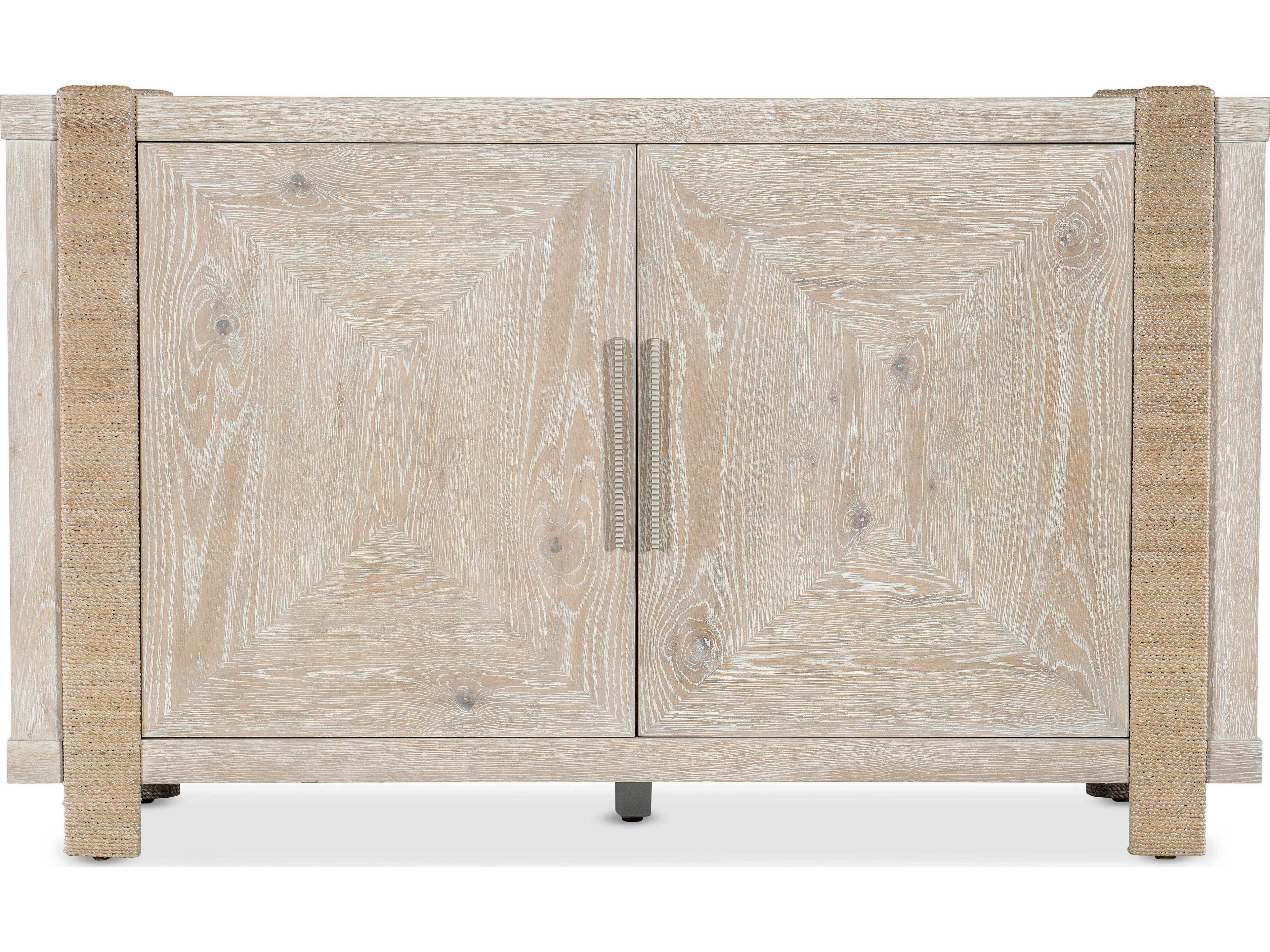 Hooker Furniture Commerce and Market Seaside 57" Solid Wood Natural Light Sideboard