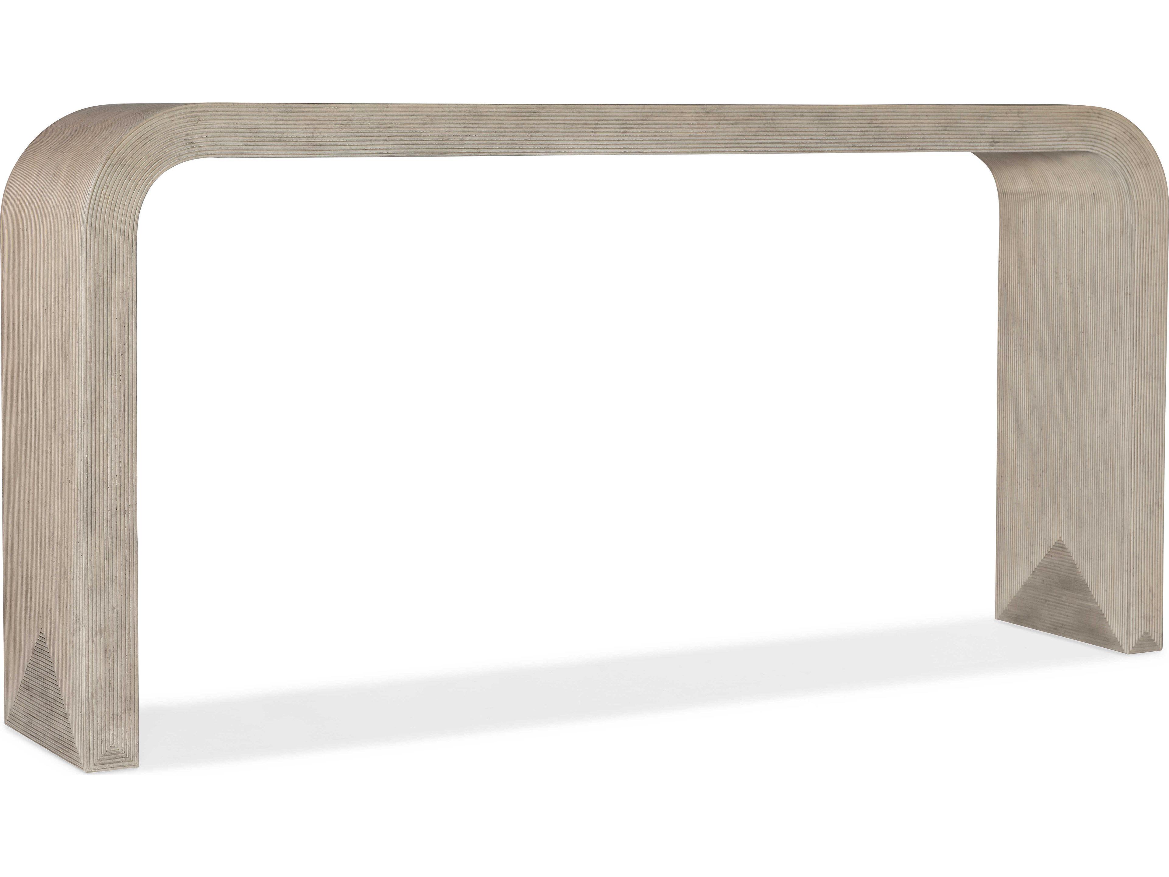 Luxecor Heritage Delta Rectangular Light Wood Console Table