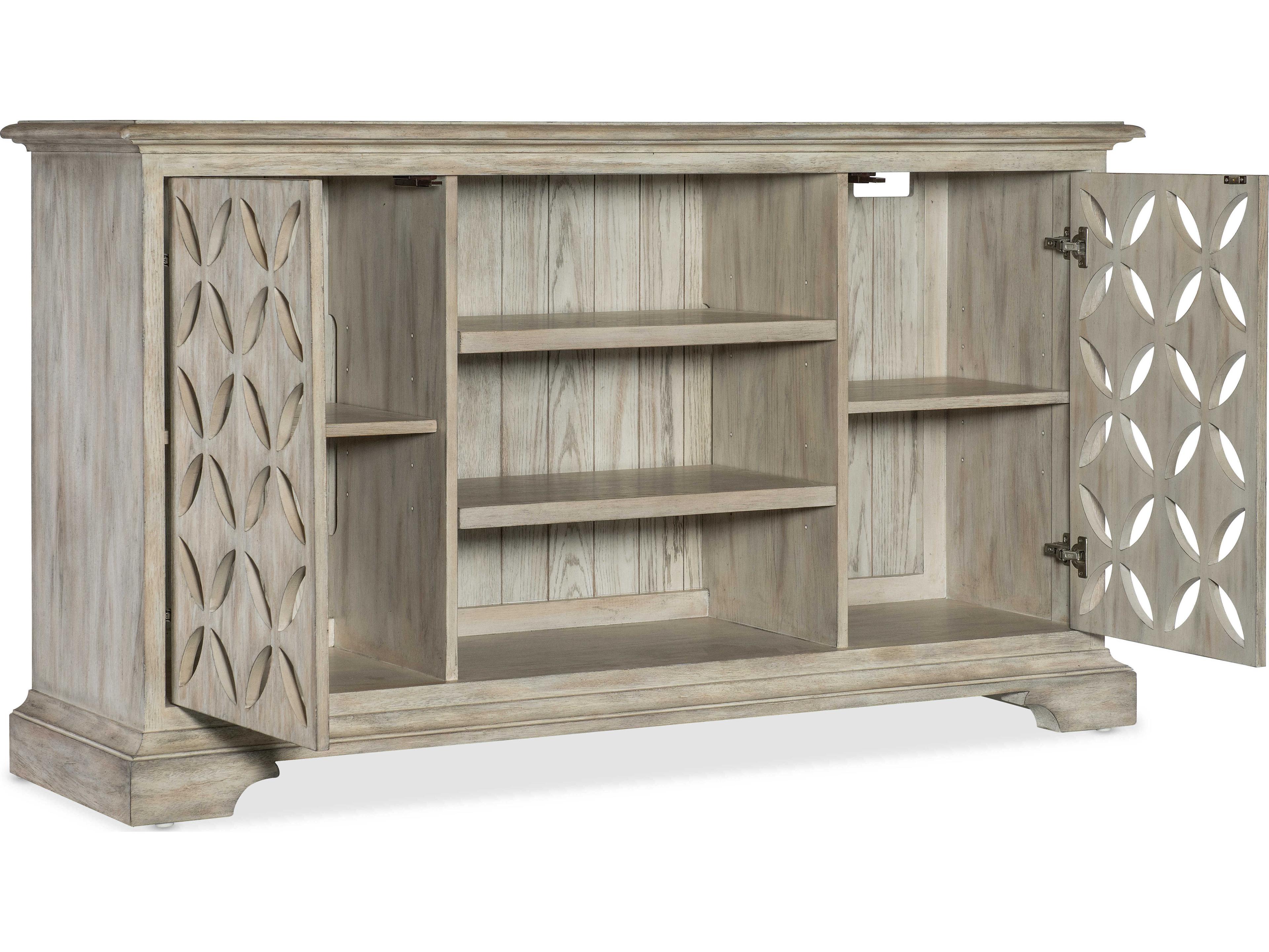 Hooker Furniture Commerce And Market Underhill 68" Oak Wood Light Entertainment Console