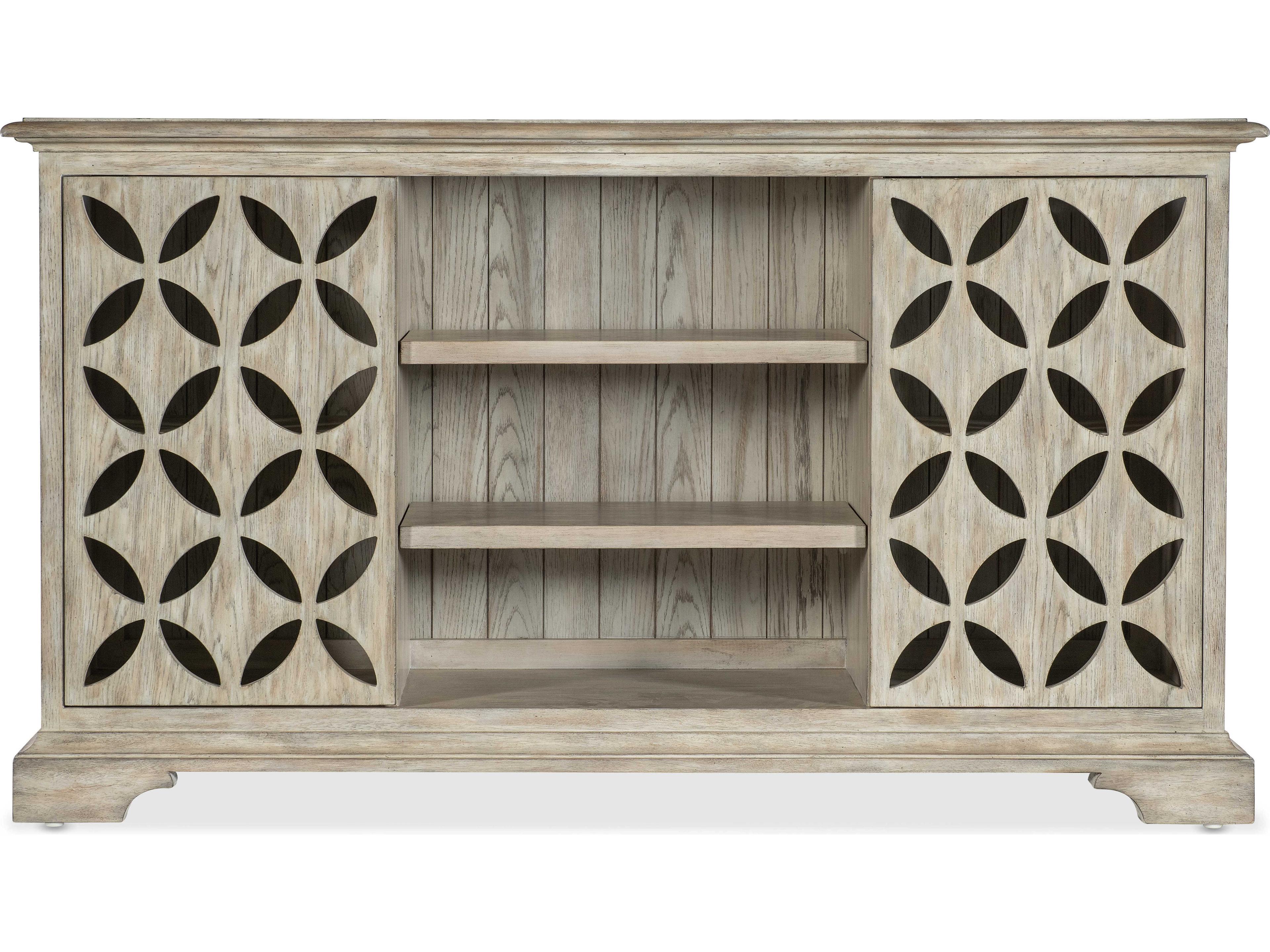 Hooker Furniture Commerce And Market Underhill 68" Oak Wood Light Entertainment Console