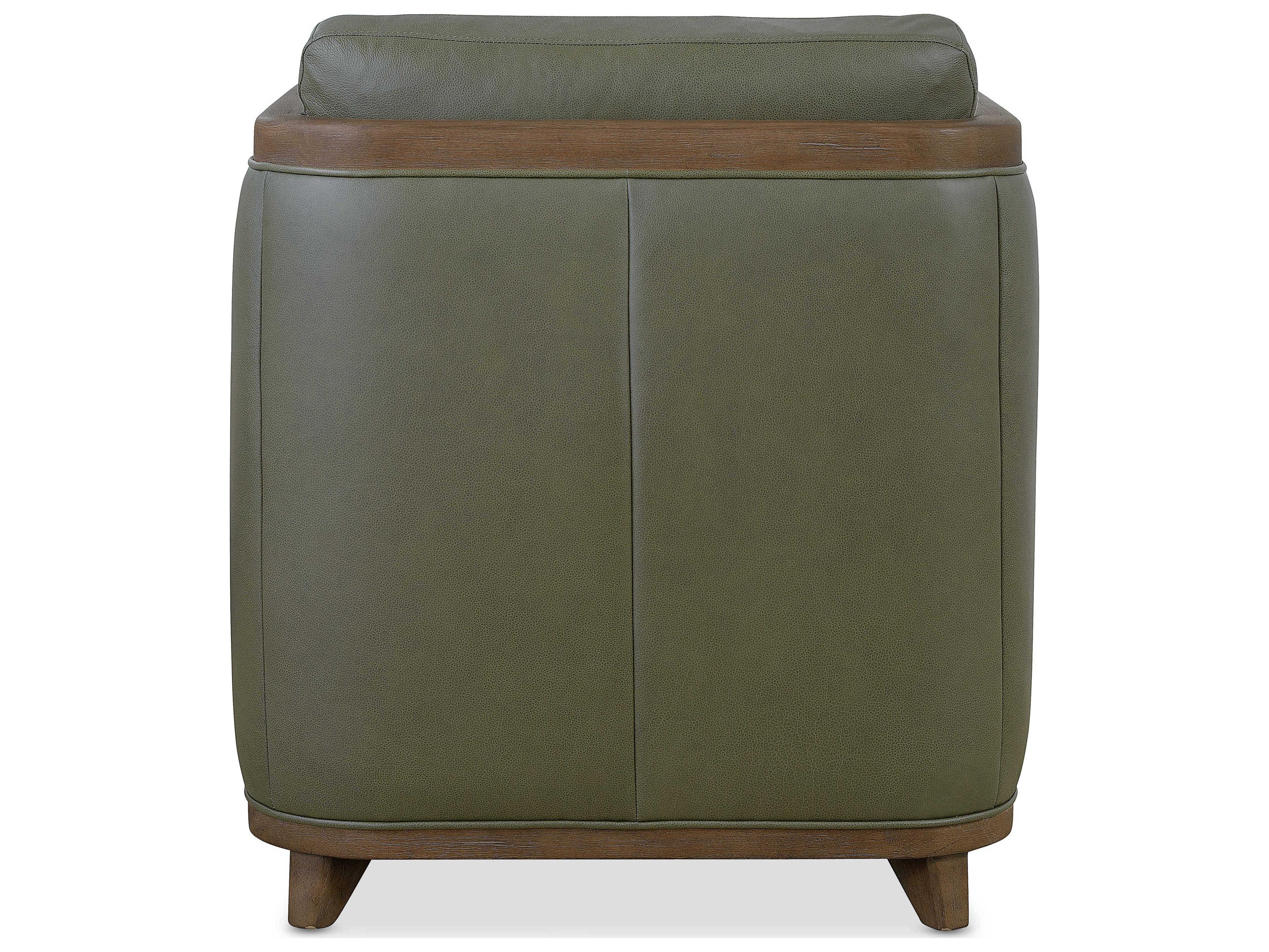 Hooker Furniture Cc Green Leather Accent Chair