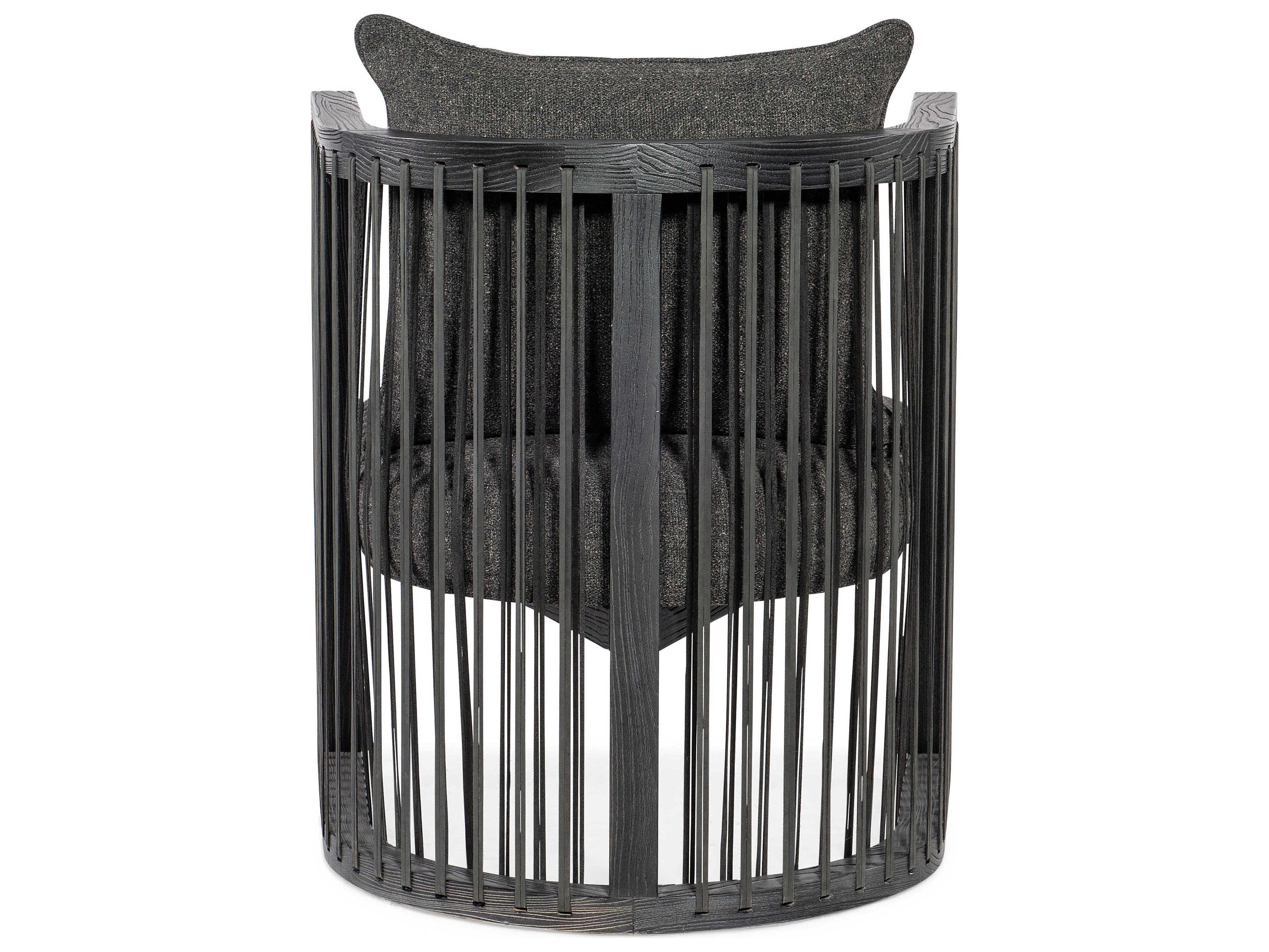 Hooker Furniture Wilde Black Fabric Accent Chair