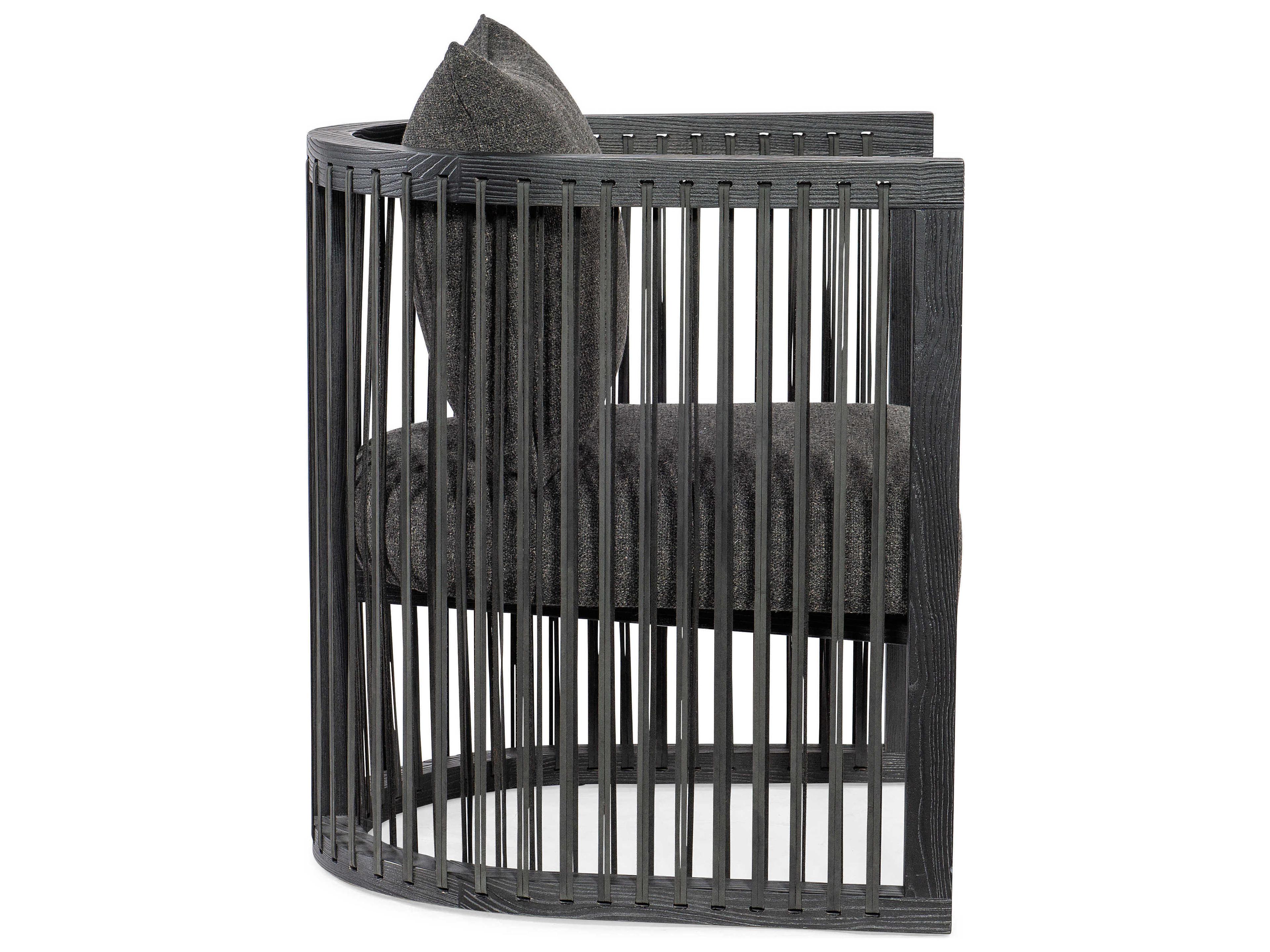 Hooker Furniture Wilde Black Fabric Accent Chair