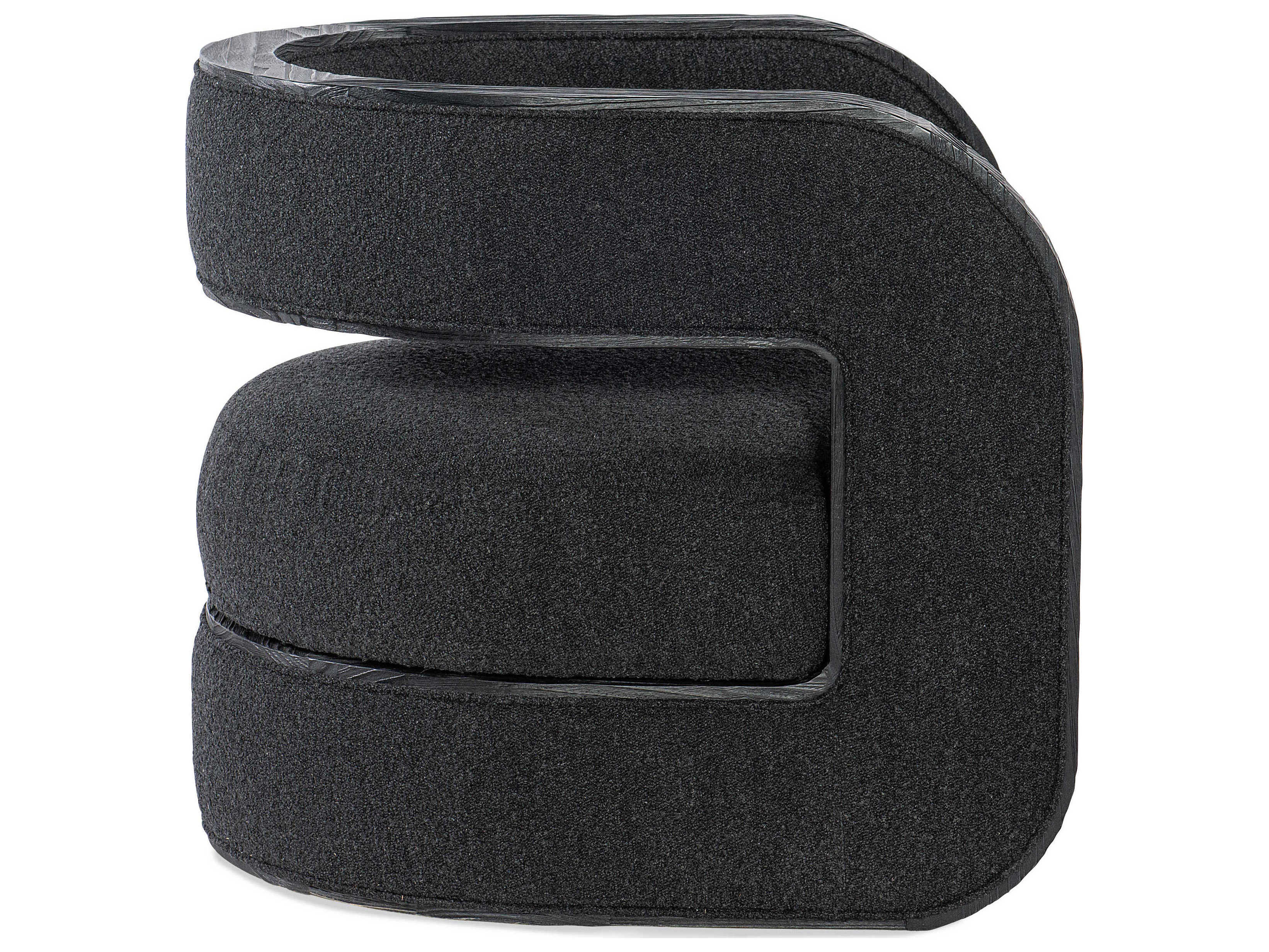 Hooker Furniture Burke Black Fabric Accent Chair