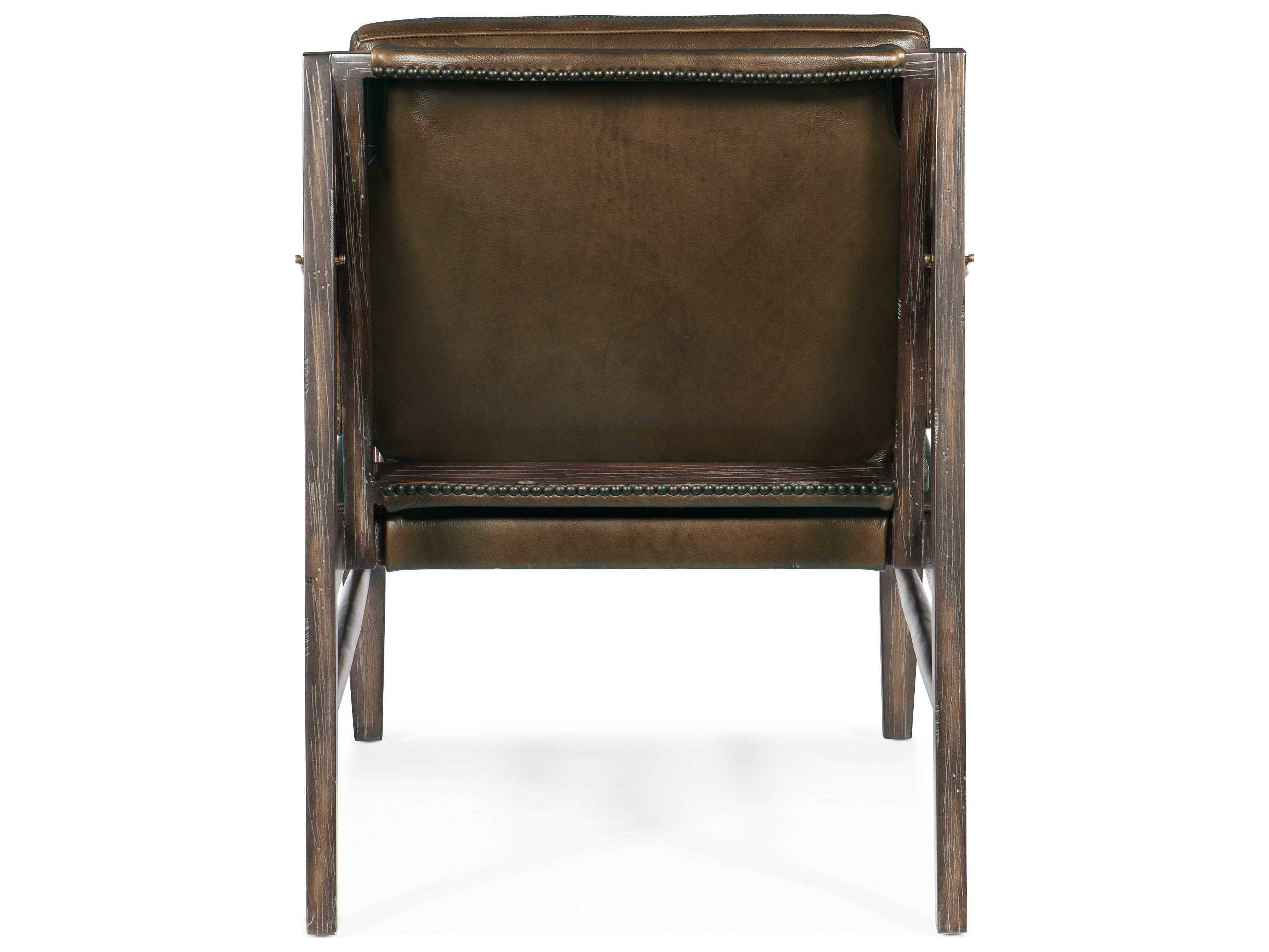 Hooker Furniture Sabi Brown Leather Accent Chair