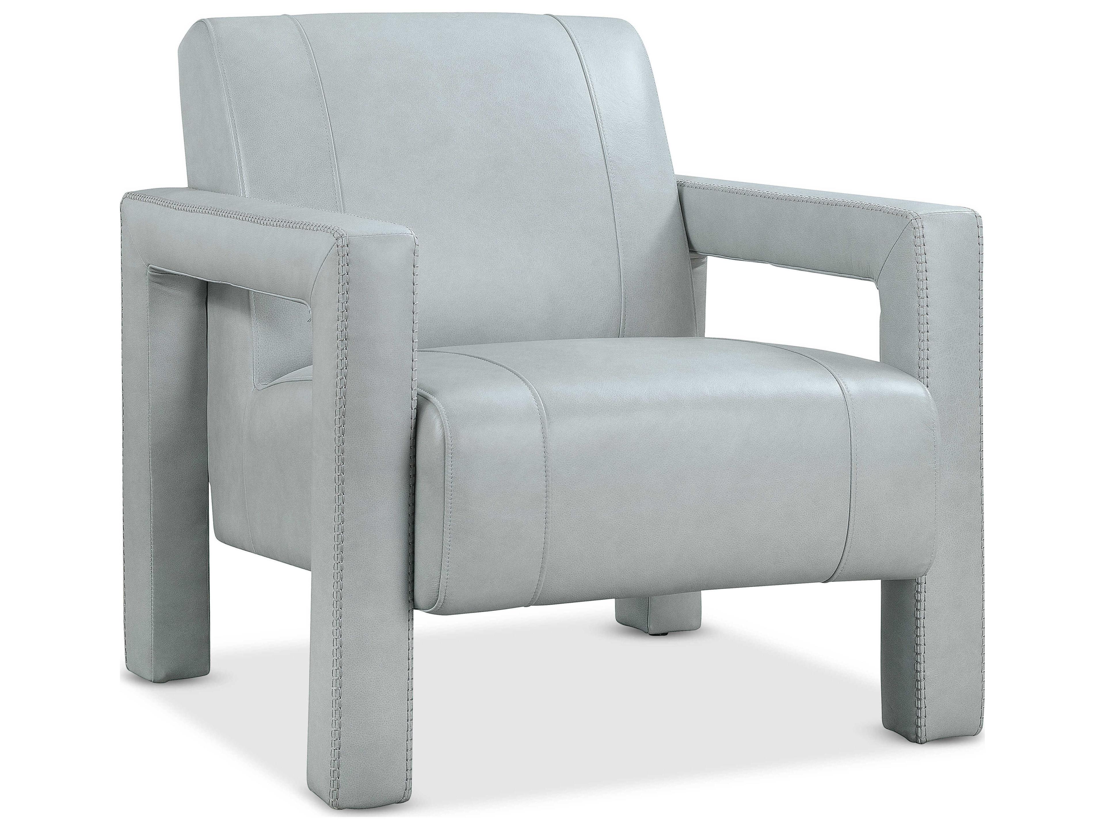 Hooker Furniture Cc Blue Leather Accent Chair