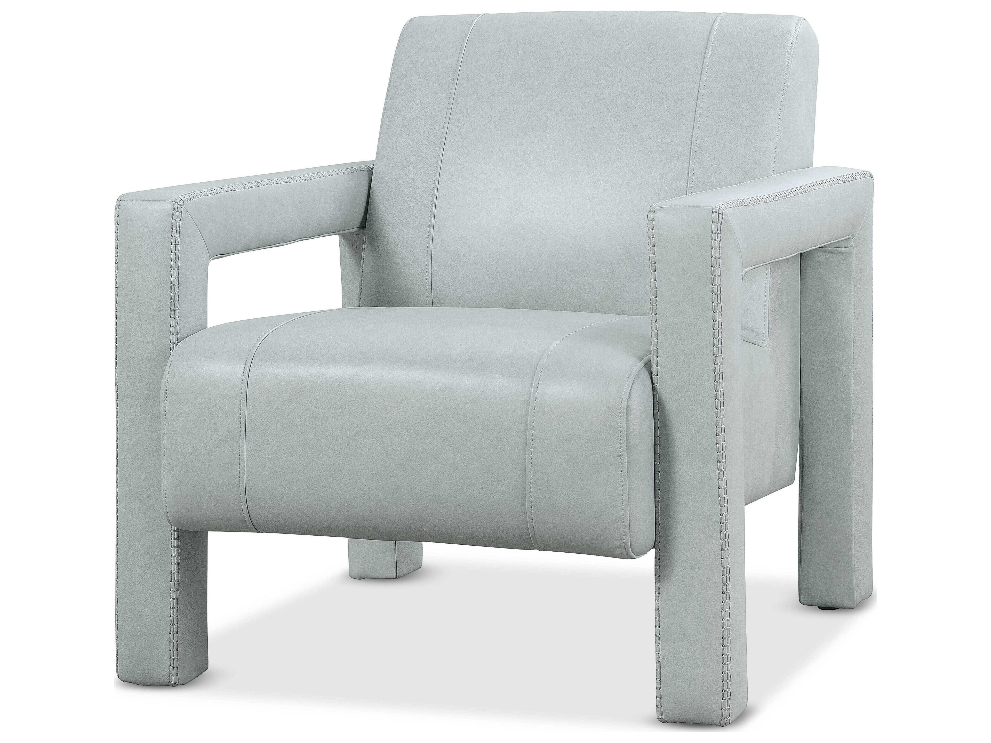 Hooker Furniture Cc Blue Leather Accent Chair