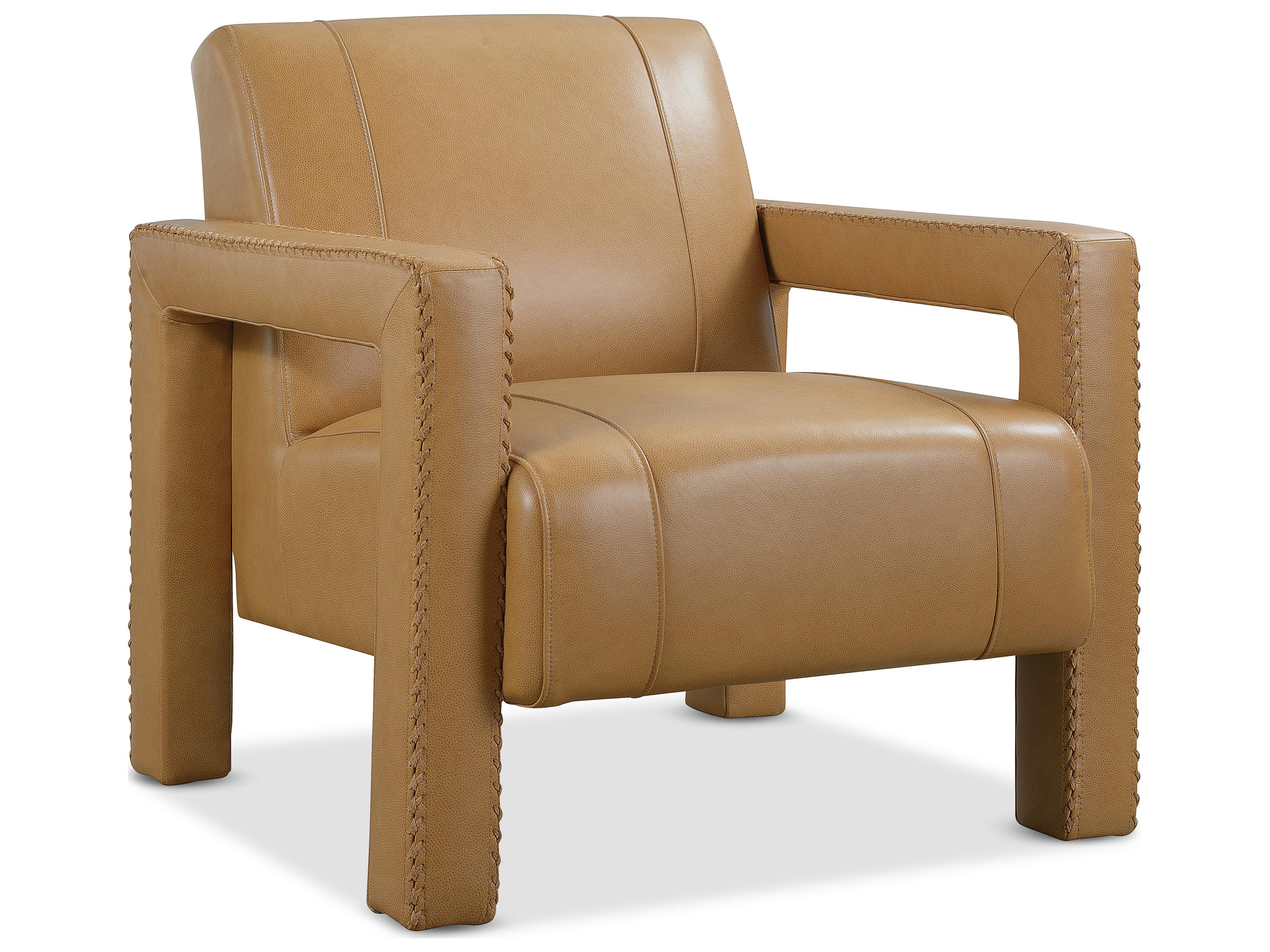Hooker Furniture Cc Brown Leather Accent Chair