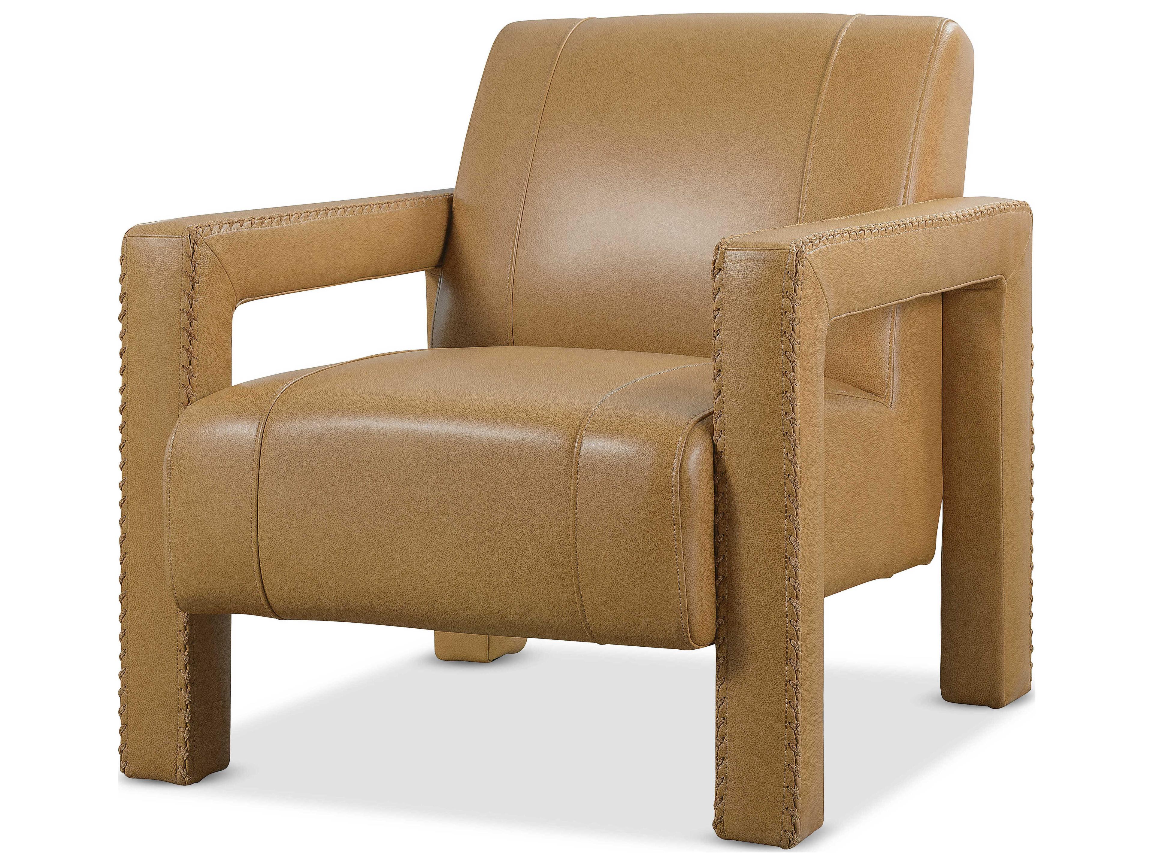 Hooker Furniture Cc Brown Leather Accent Chair