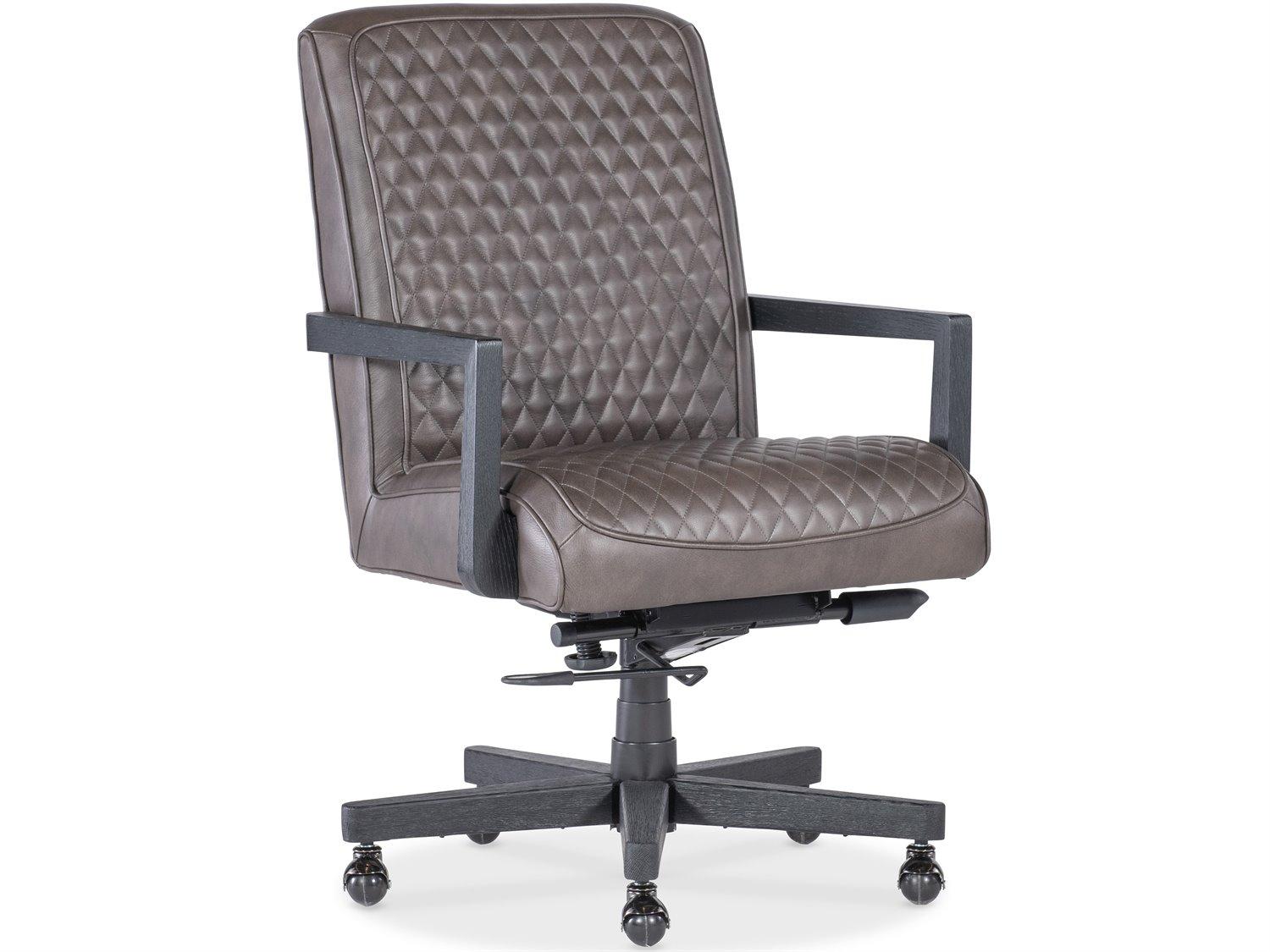 Hooker Furniture Ec Shadow Leather Adjustable Swivel Tilt Executive Desk Chair