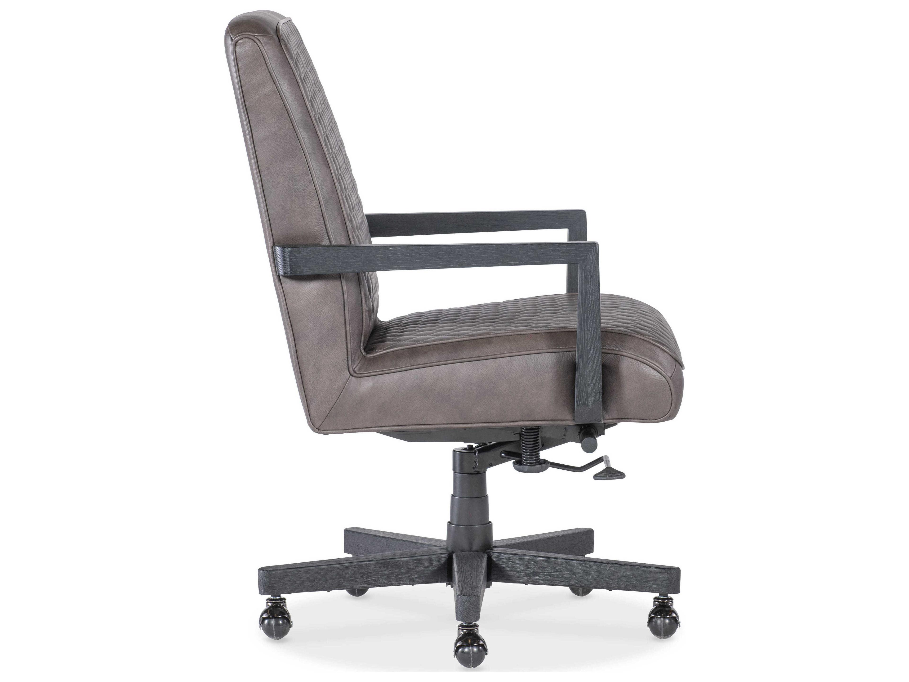 Hooker Furniture Ec Shadow Leather Adjustable Swivel Tilt Executive Desk Chair