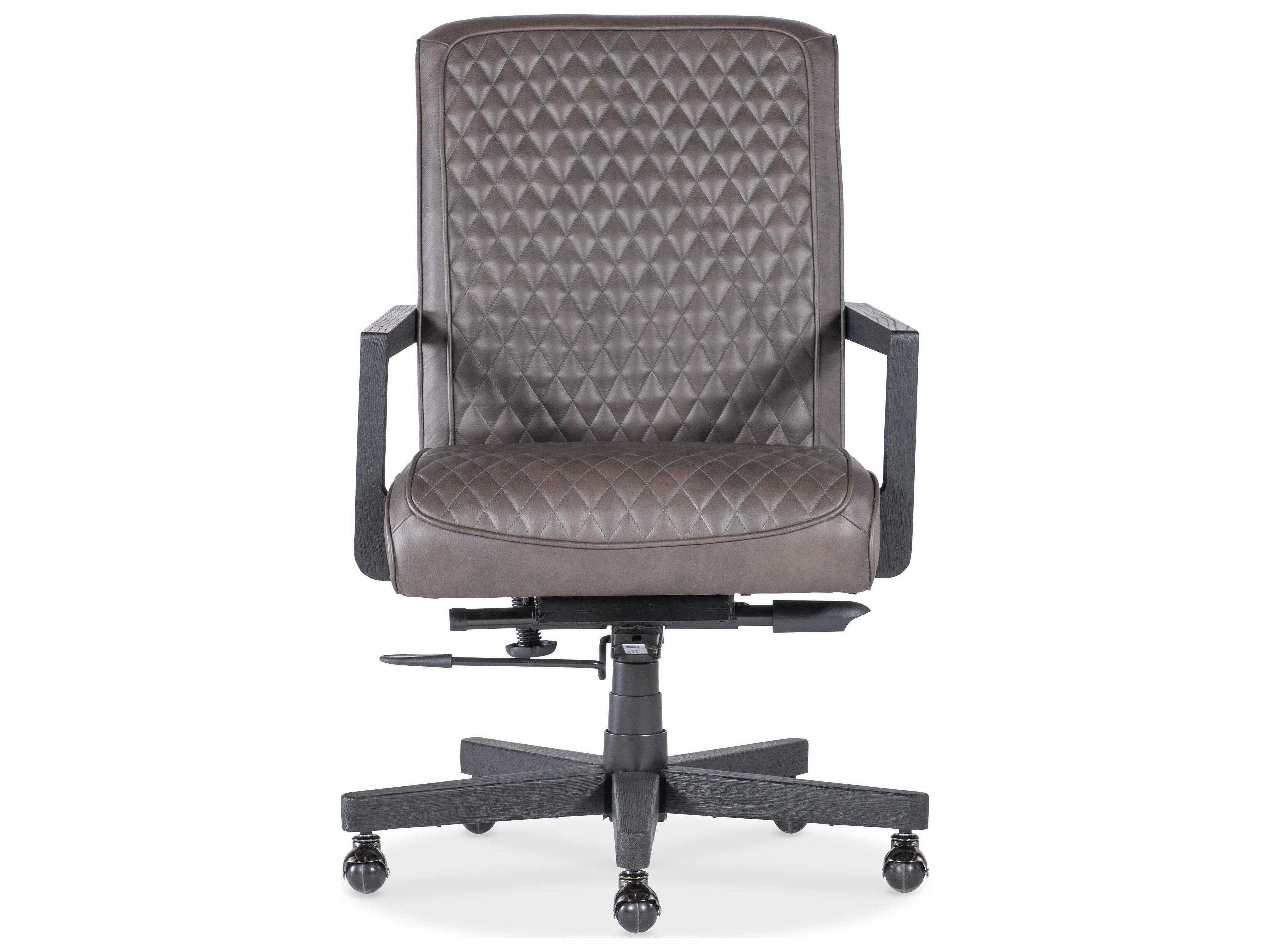 Hooker Furniture Ec Shadow Leather Adjustable Swivel Tilt Executive Desk Chair