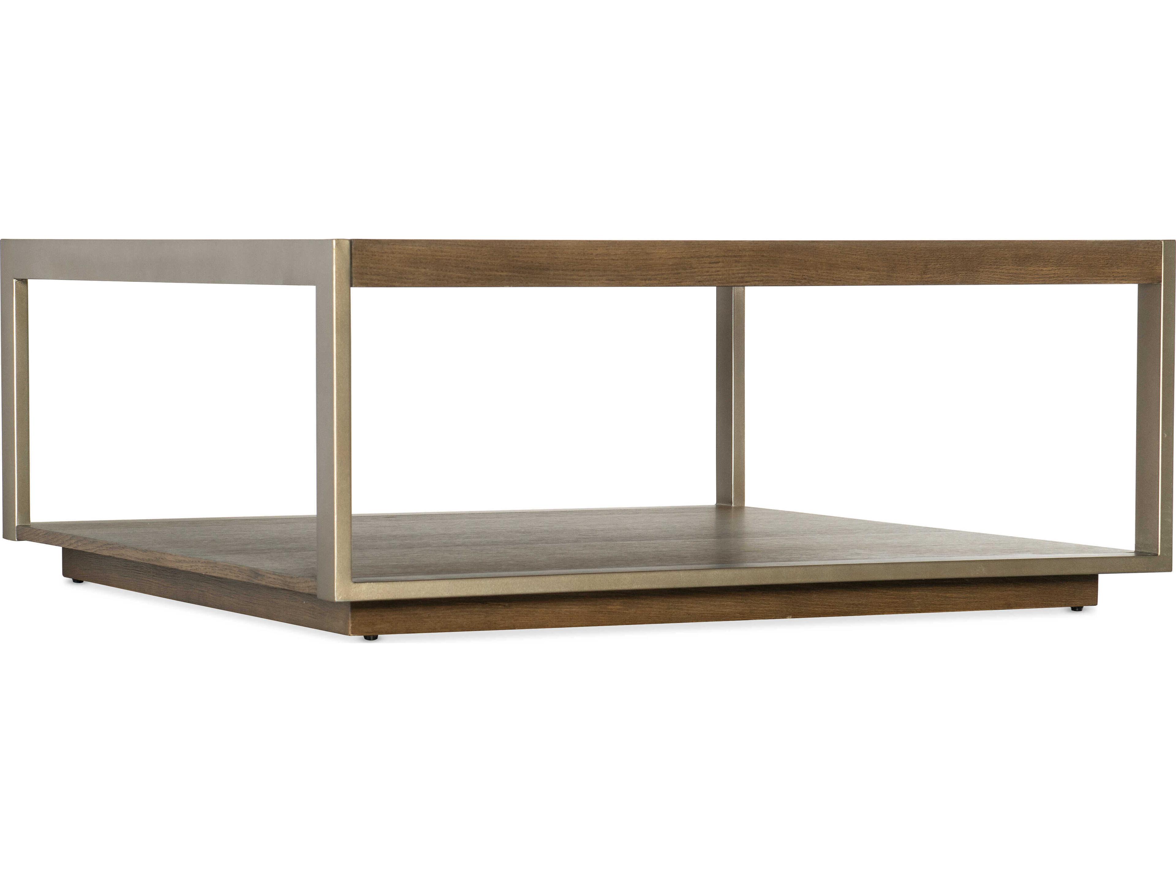 Hooker Furniture Hammon Square Wood Oak Coffee Table