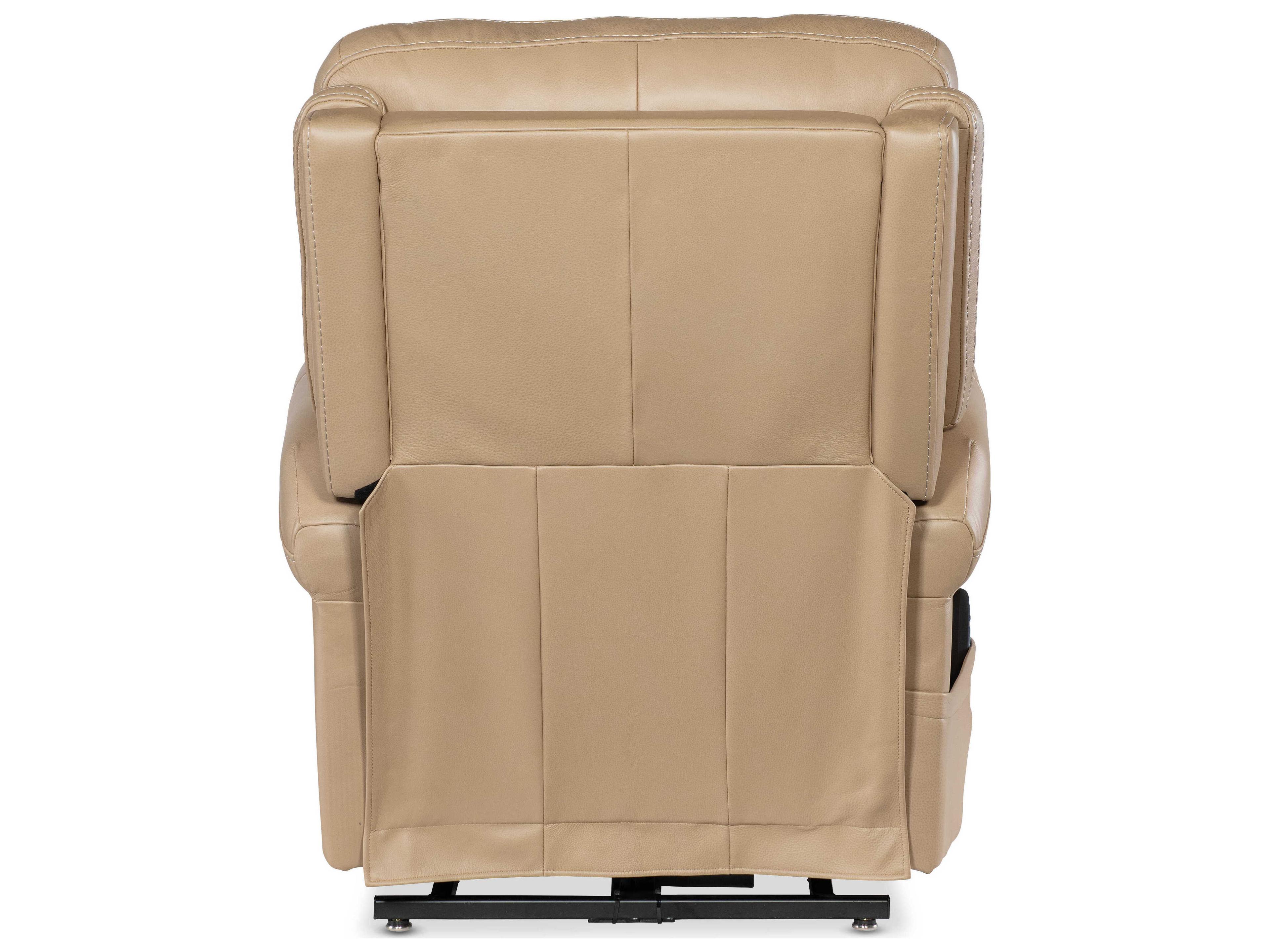 Hooker Furniture Rc Black Metal Base Beige Leather Recliner