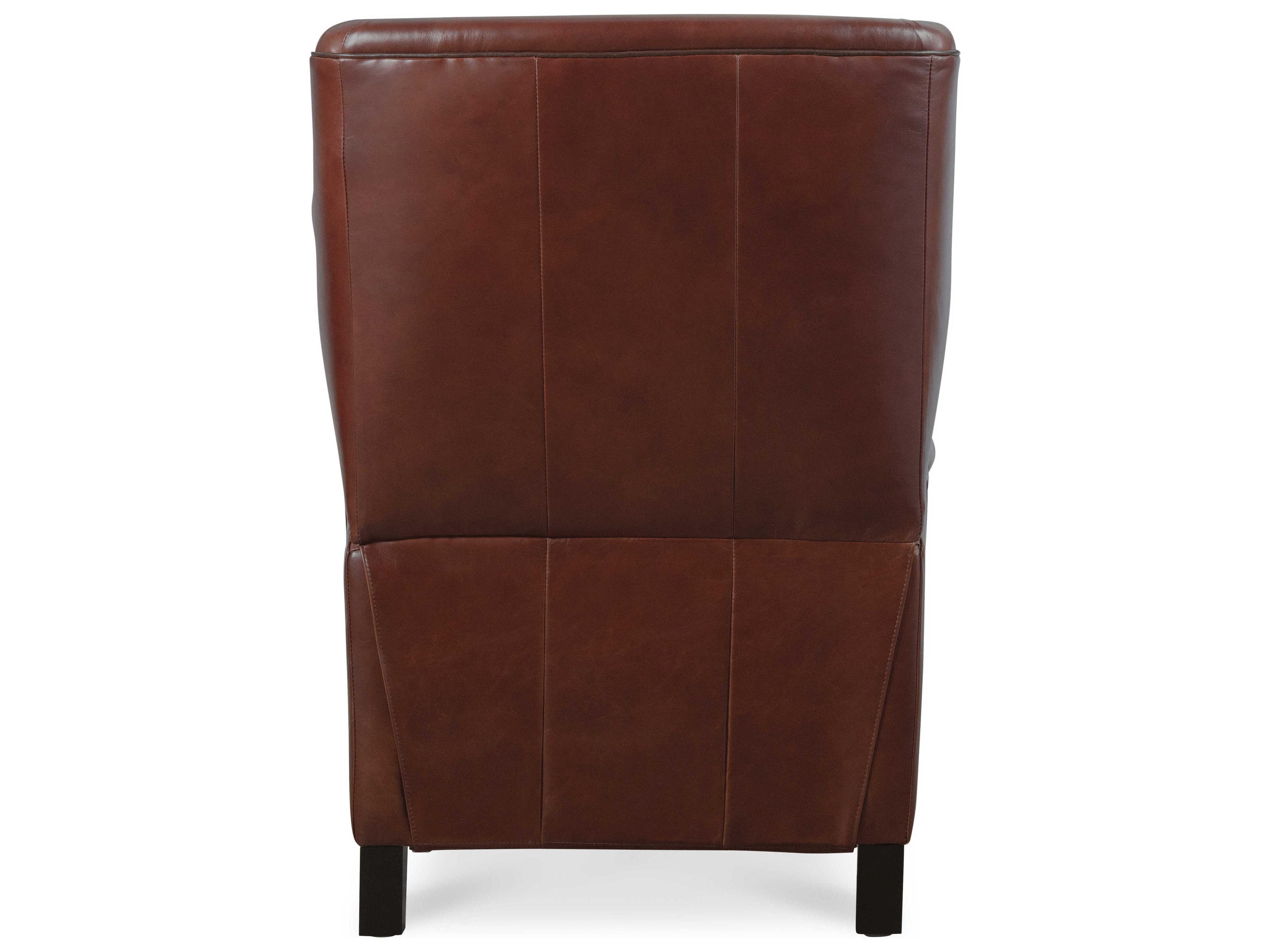 Hooker Furniture Rc Dark Espresso Wood Leg Red Leather Recliner