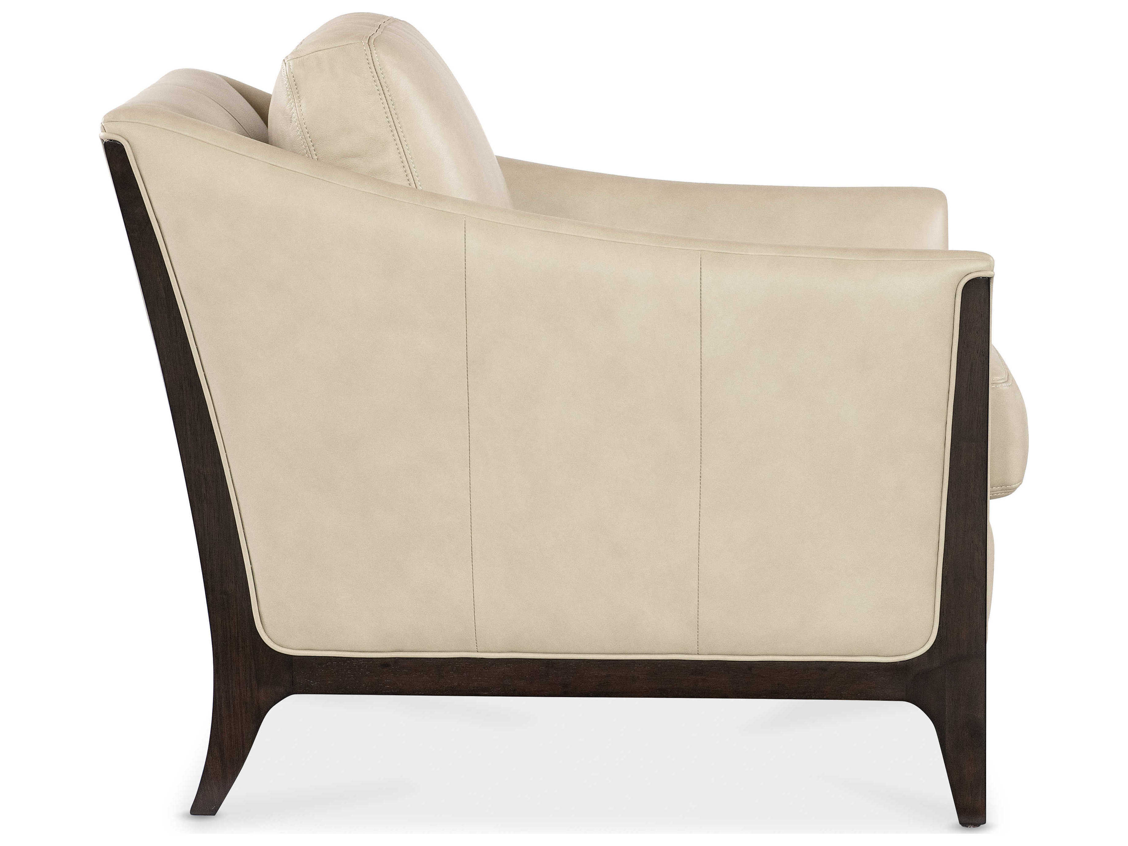 Hooker Furniture Sophia Beige Leather Accent Chair