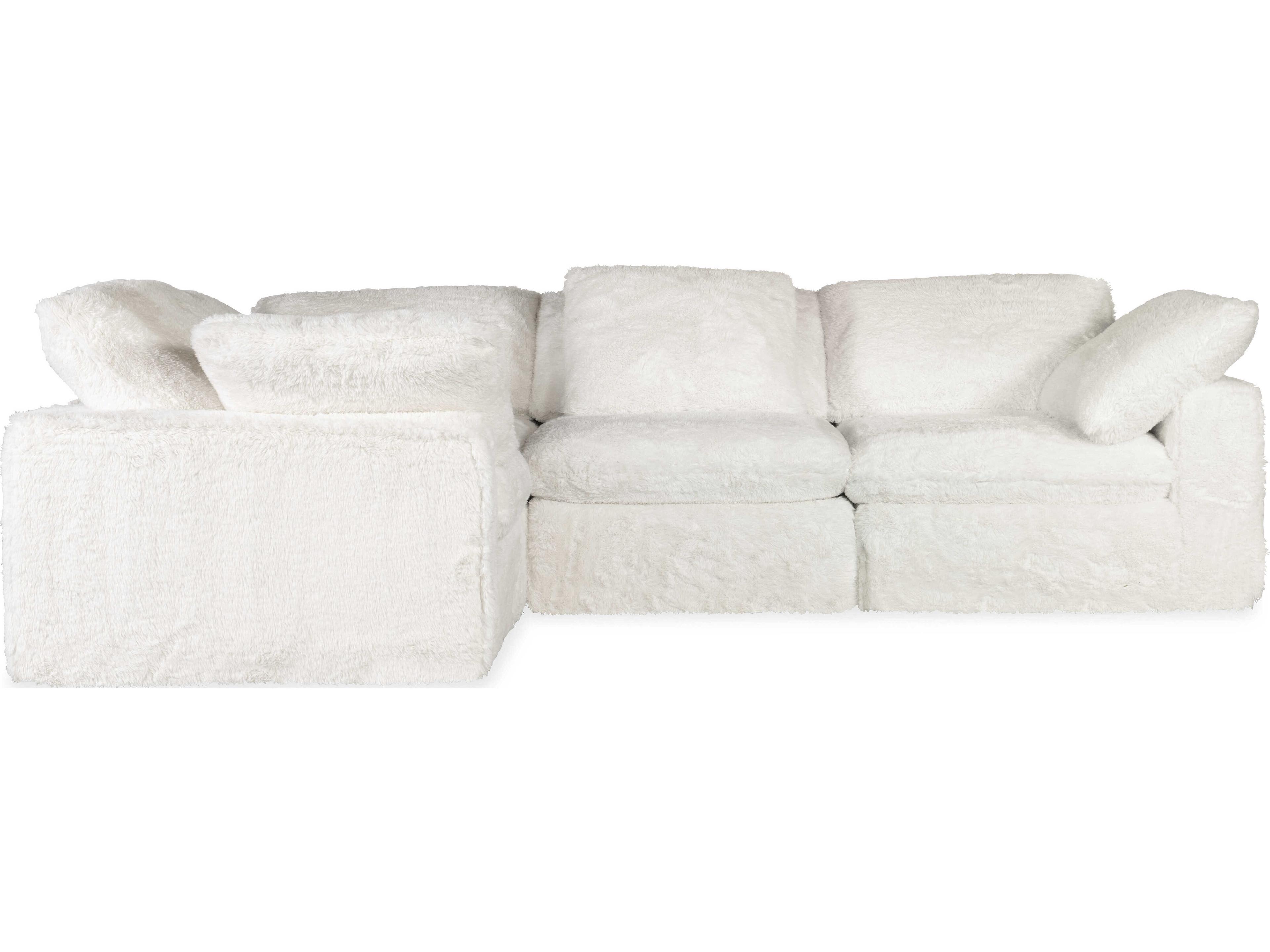 Hooker Furniture Ss Barefoot White Upholstered Sectional Sofa