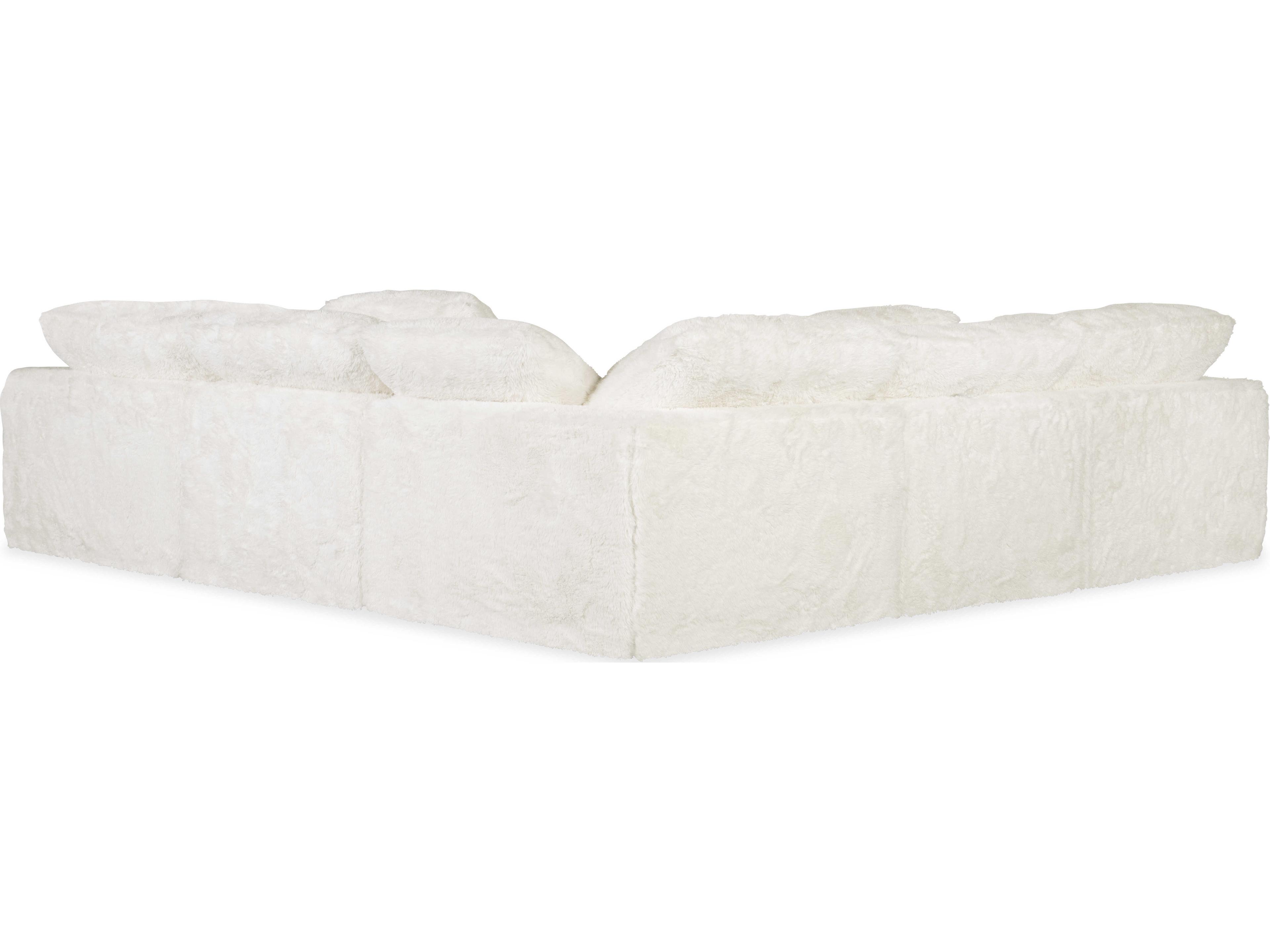 Hooker Furniture Ss Barefoot White Upholstered Sectional Sofa