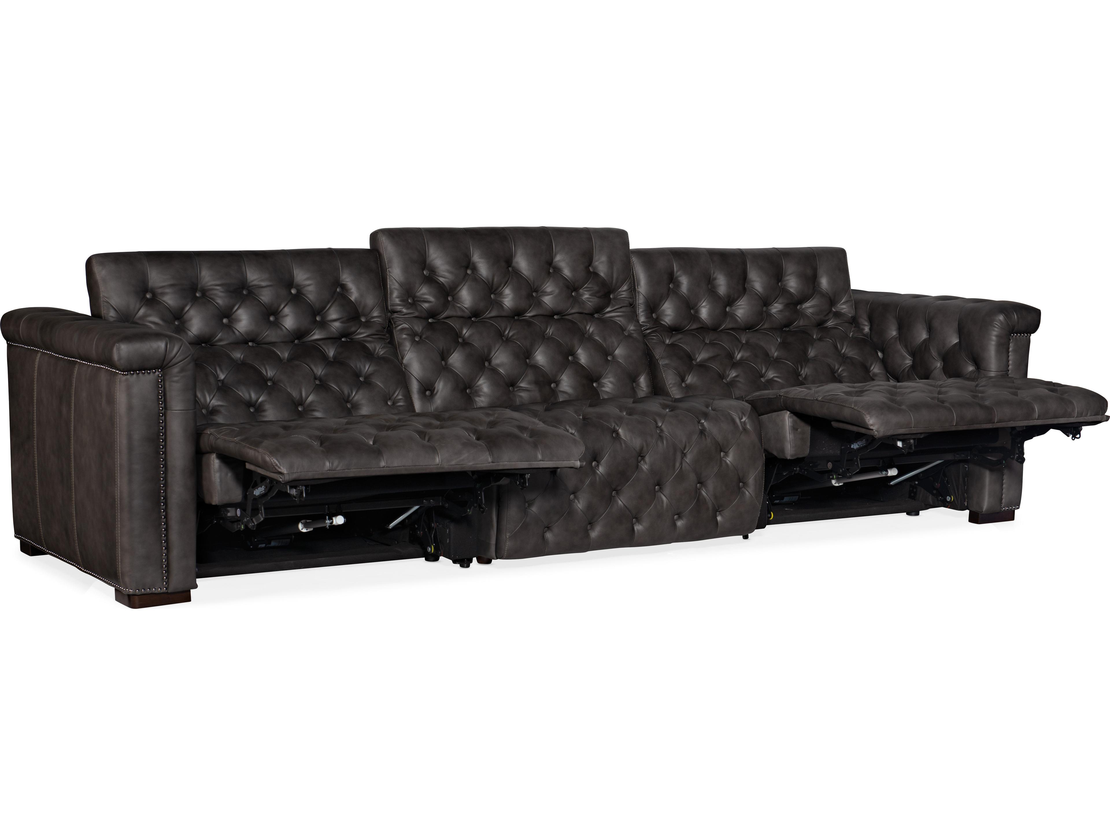 Hooker Savion Grandier Power Recliner Sofa with Power Headrest