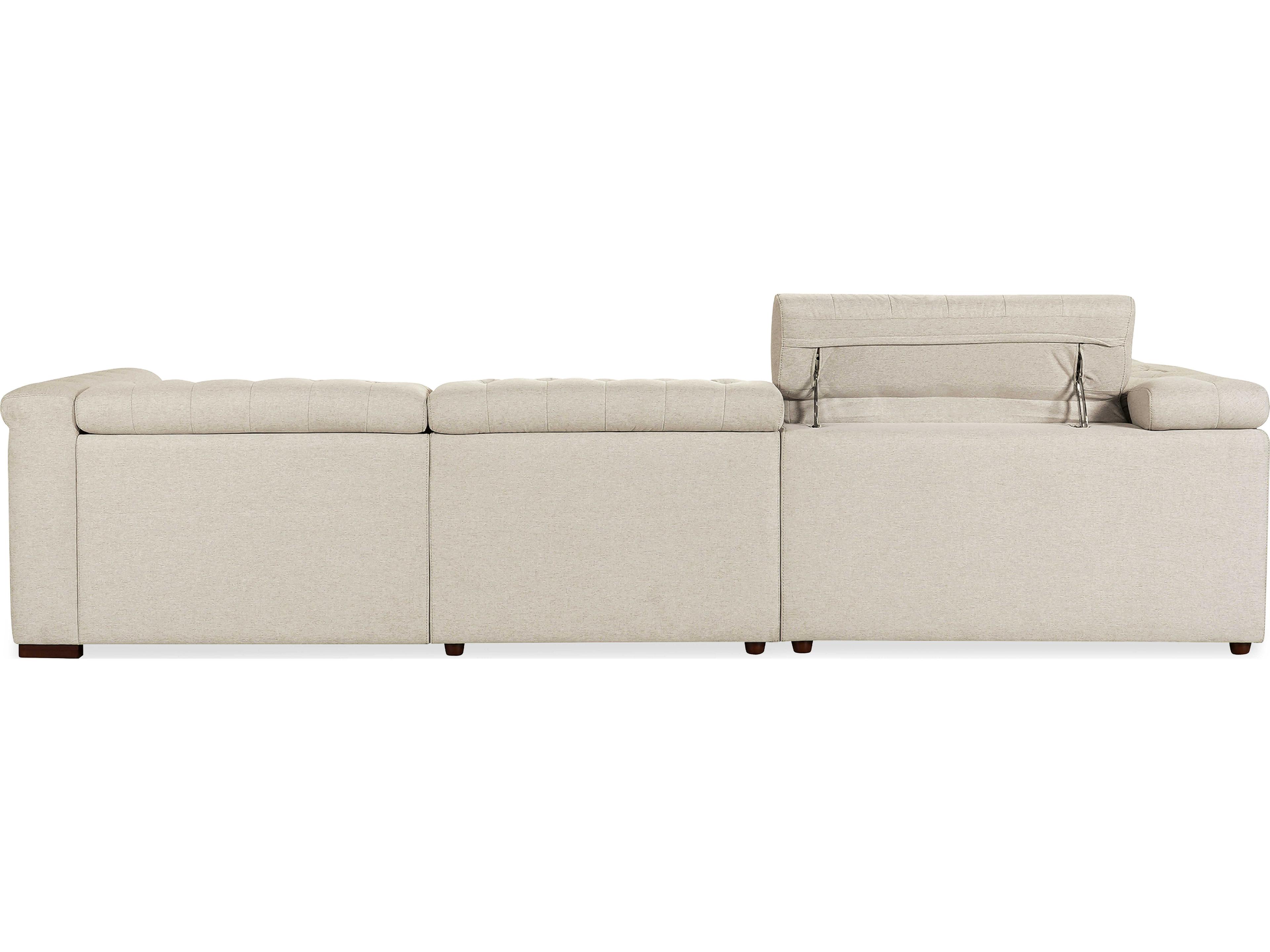 Hooker Furniture Ss Beige Upholstered Sectional Sofa