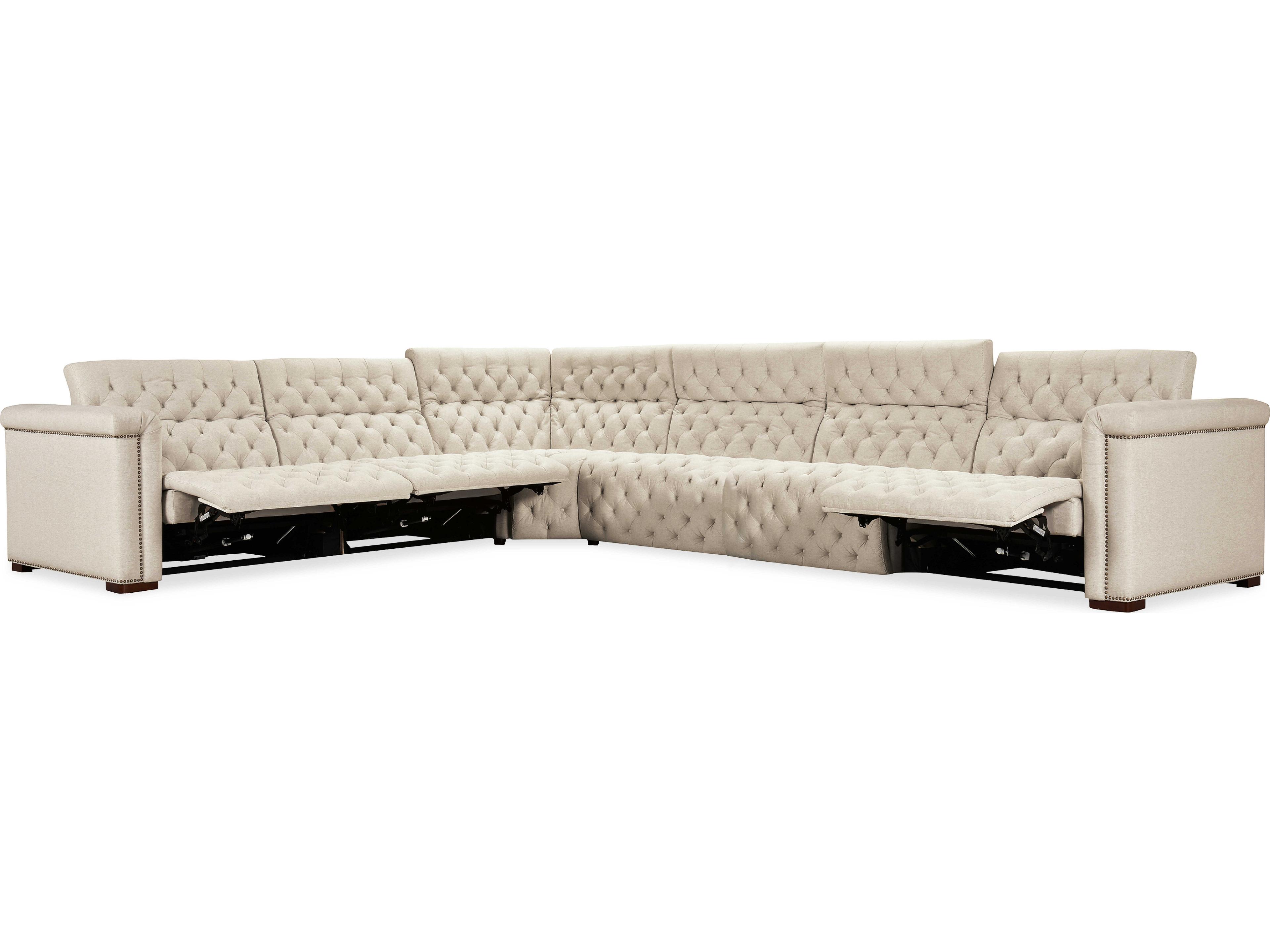 Hooker Furniture Ss Beige Upholstered Sectional Sofa