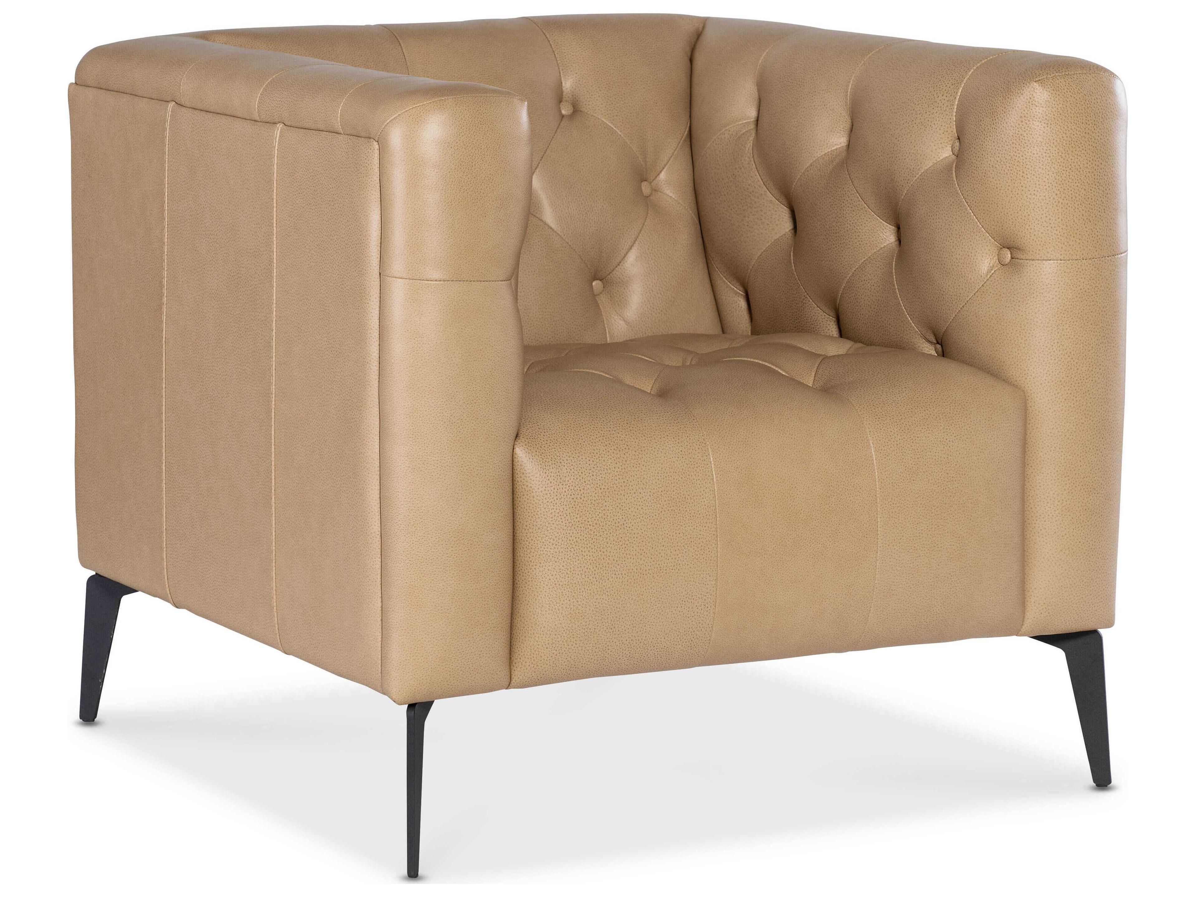 Hooker Furniture Ss Brown Leather Accent Chair