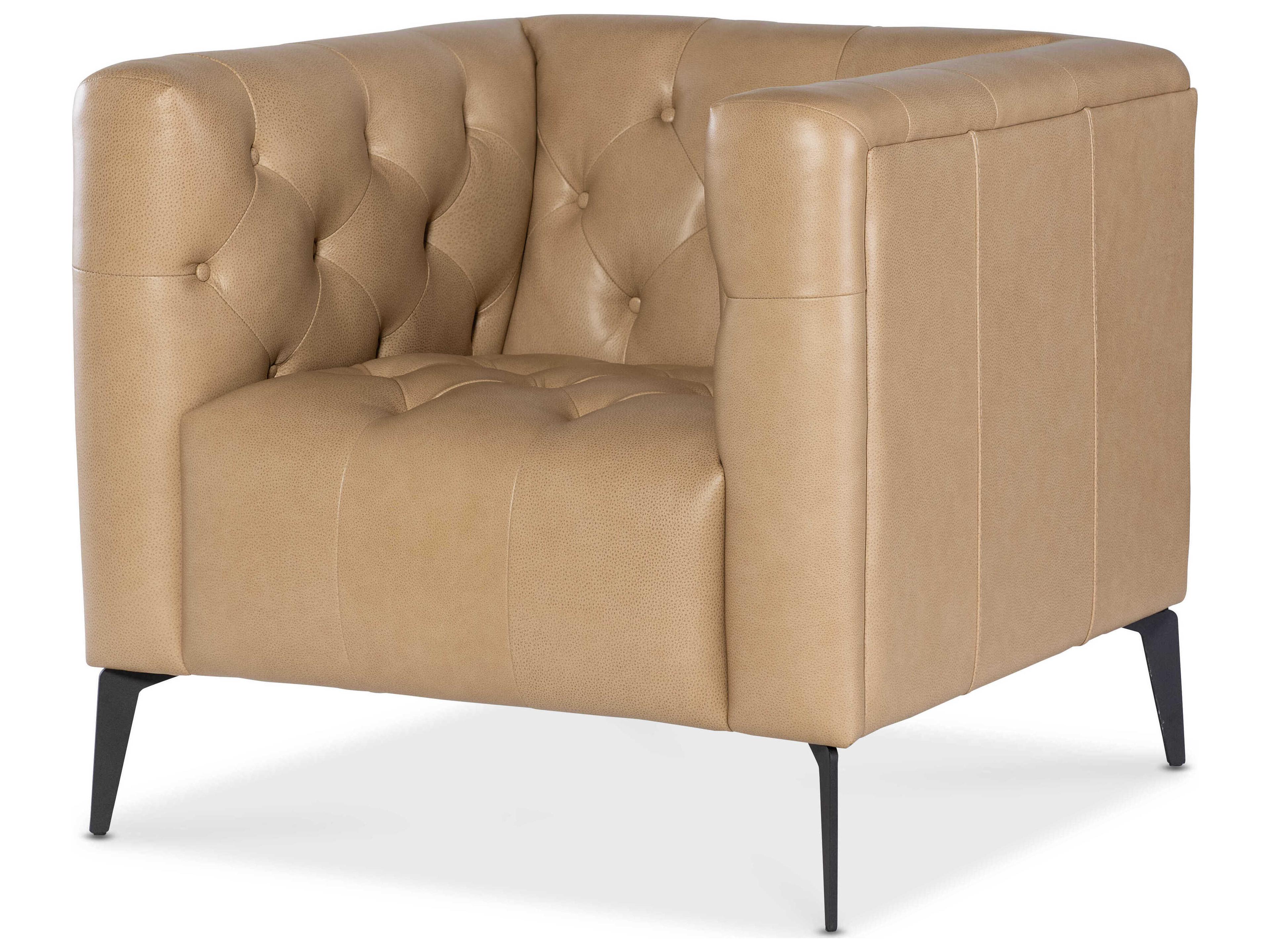 Hooker Furniture Ss Brown Leather Accent Chair