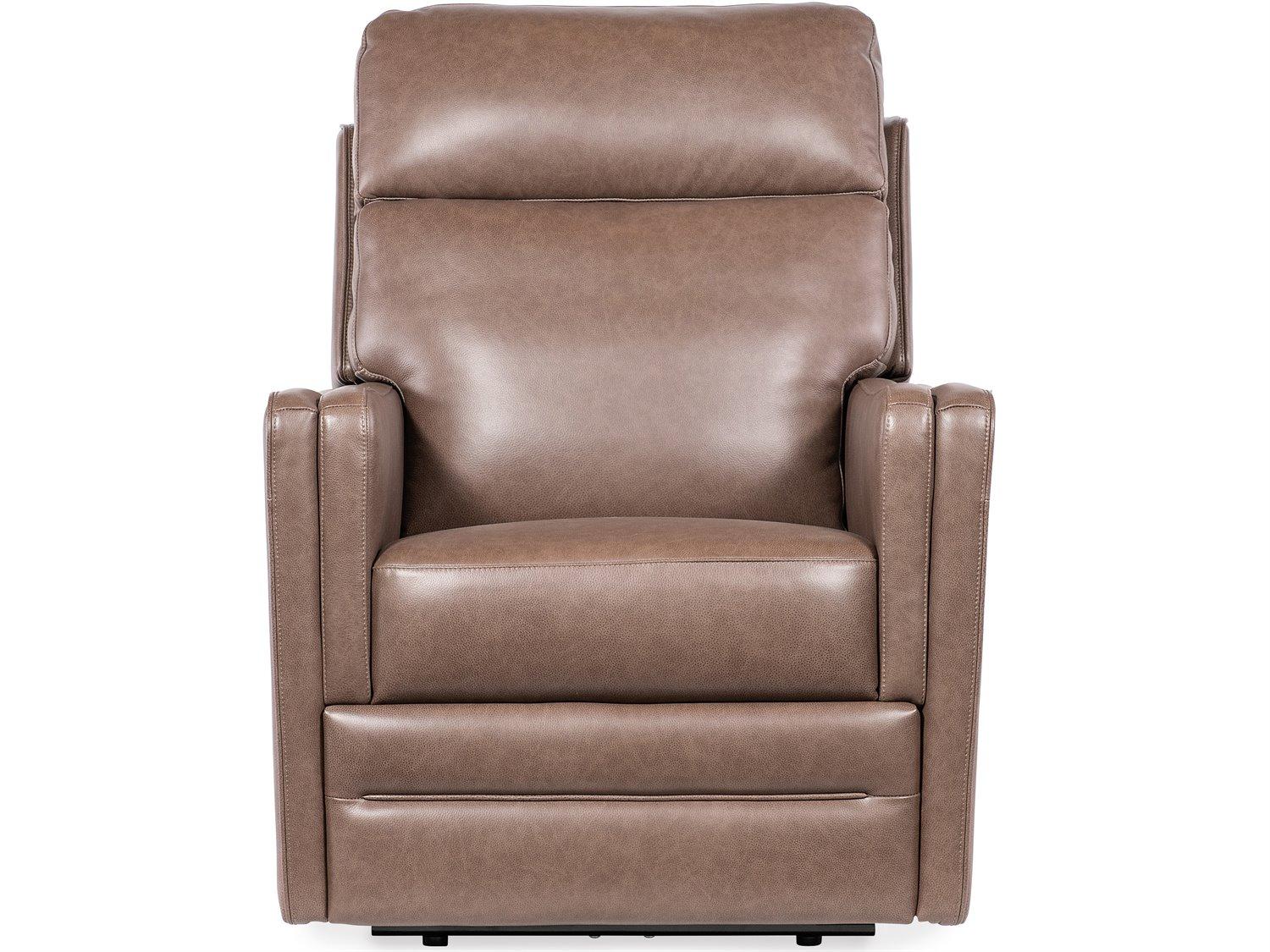 Hooker Furniture Ms Twain Zero Gravity Brown Leather Recliner