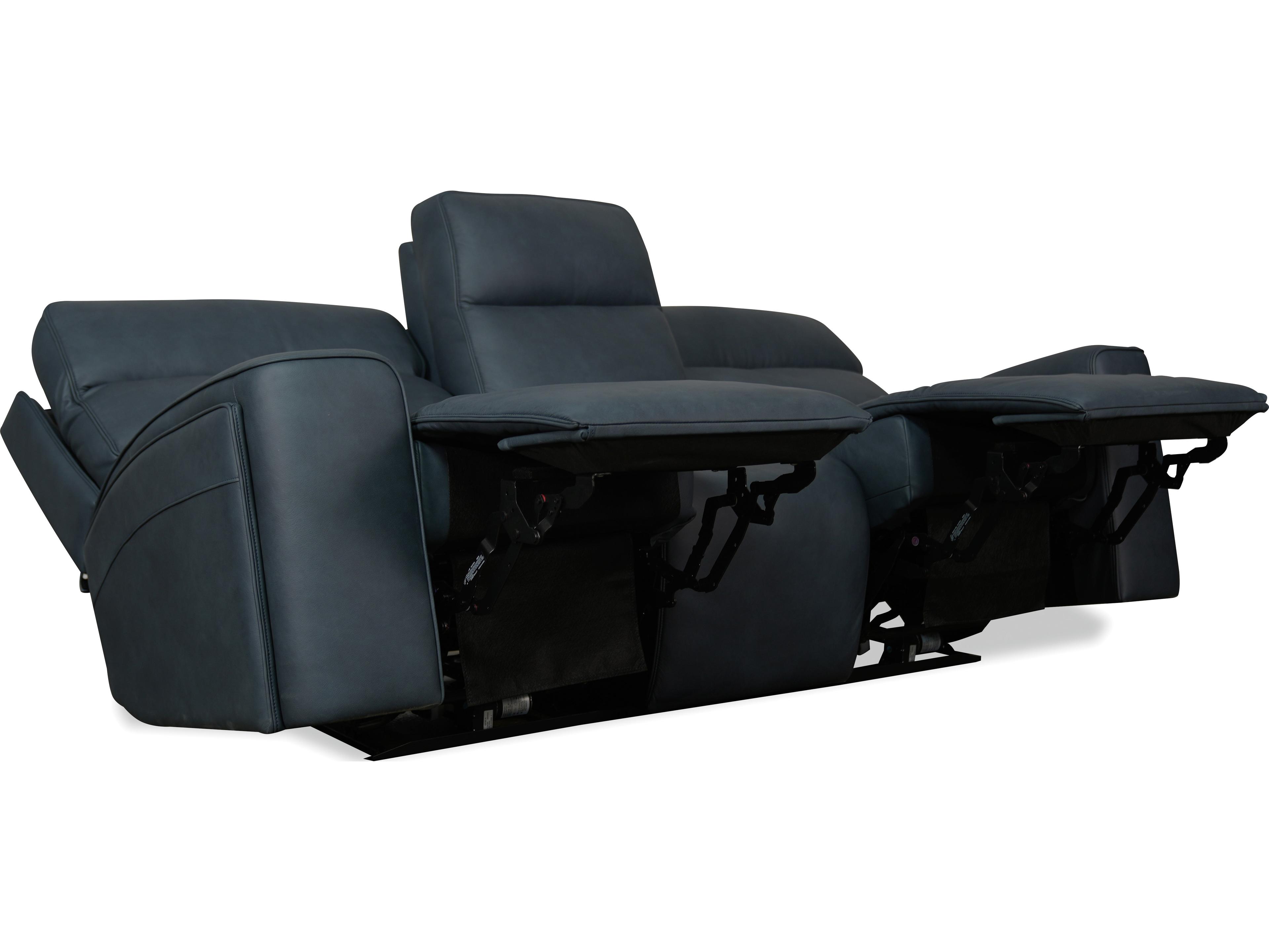 Hooker Furniture Riverton Power Sofa with Power Headrest and Lumbar